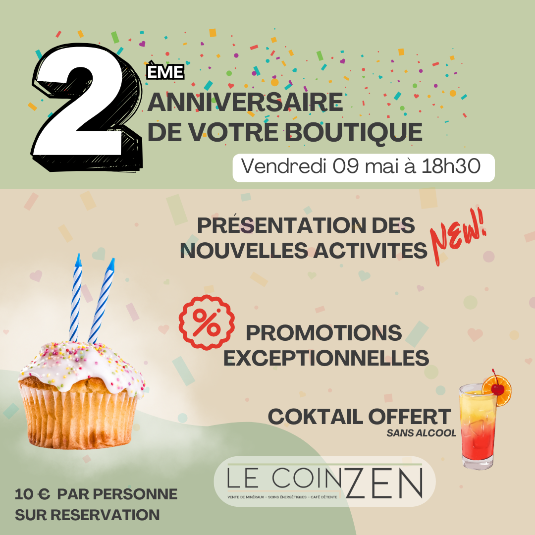 Réservation – Soirée spéciale Anniversaire
