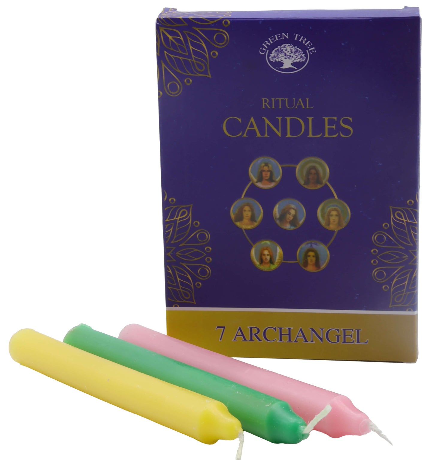 Bougies Rituel 7 Archanges - 7 pièces