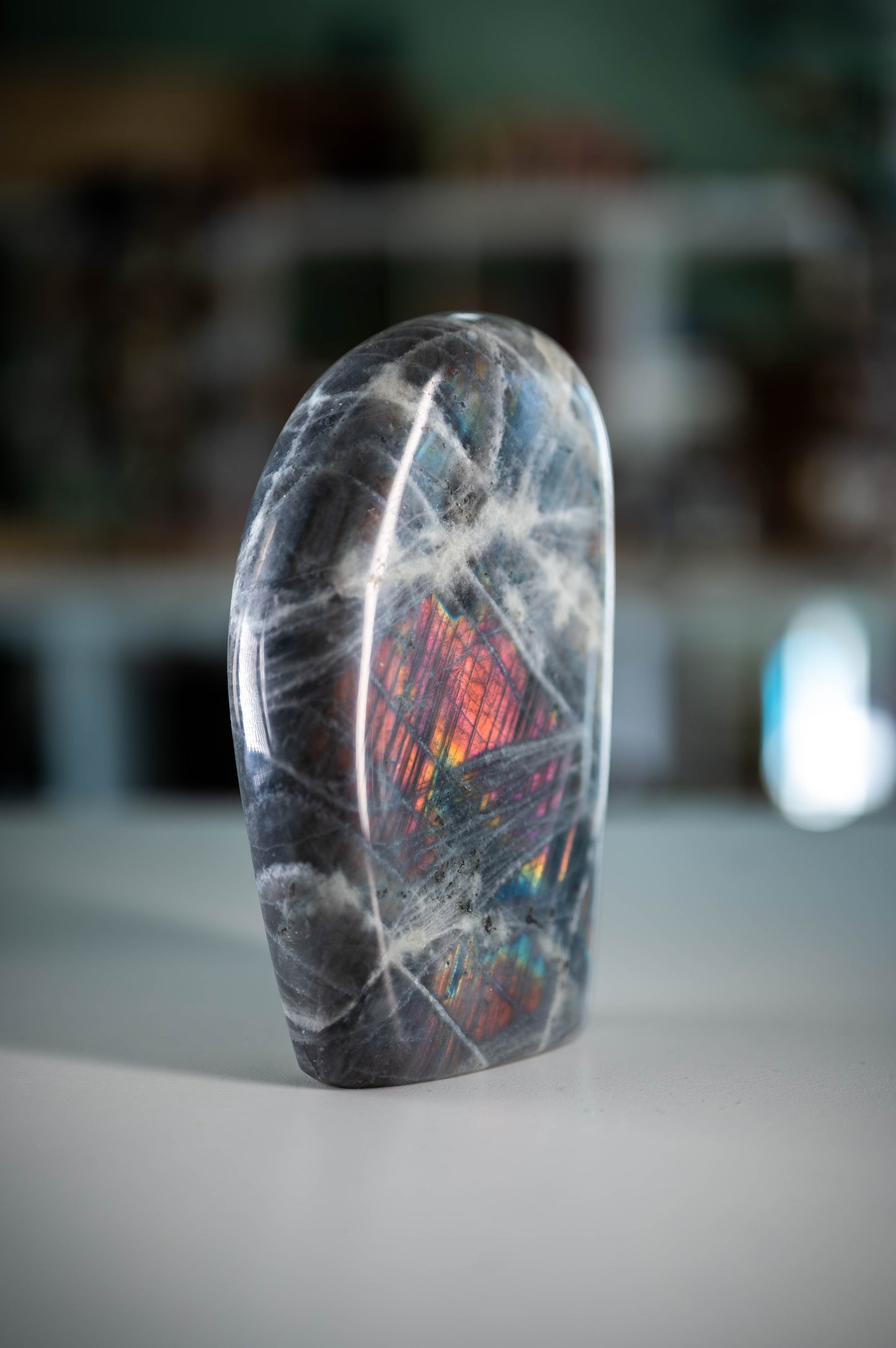 Labradorite violette 497g