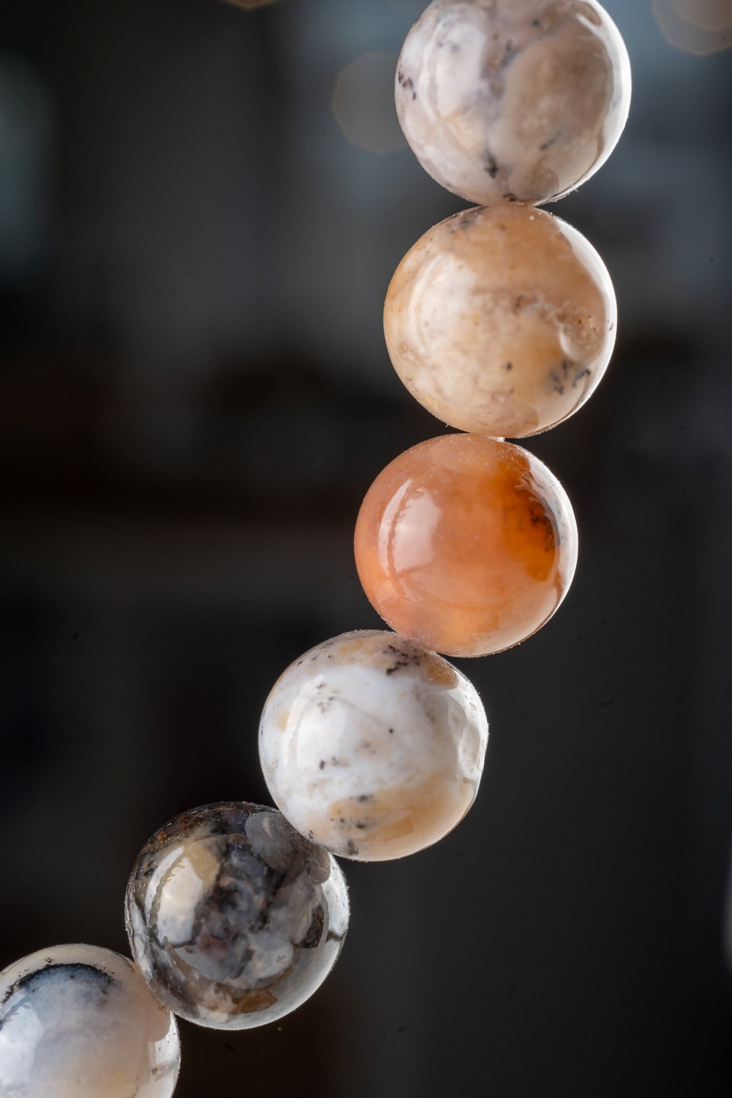 Bracelet en Agate dendrite - Croissance et équilibre