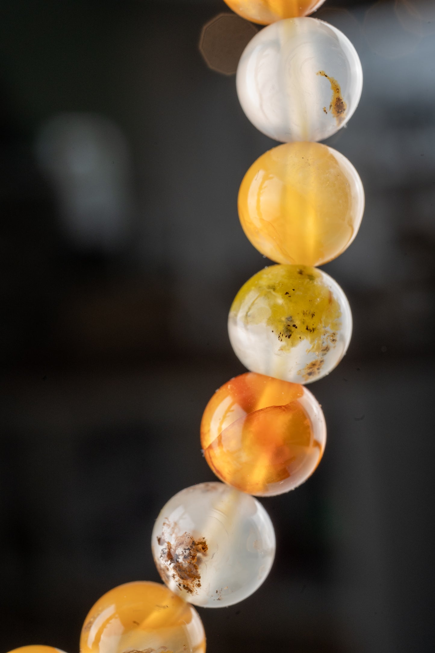 Bracelet en Agate de feu - Courage & détermination