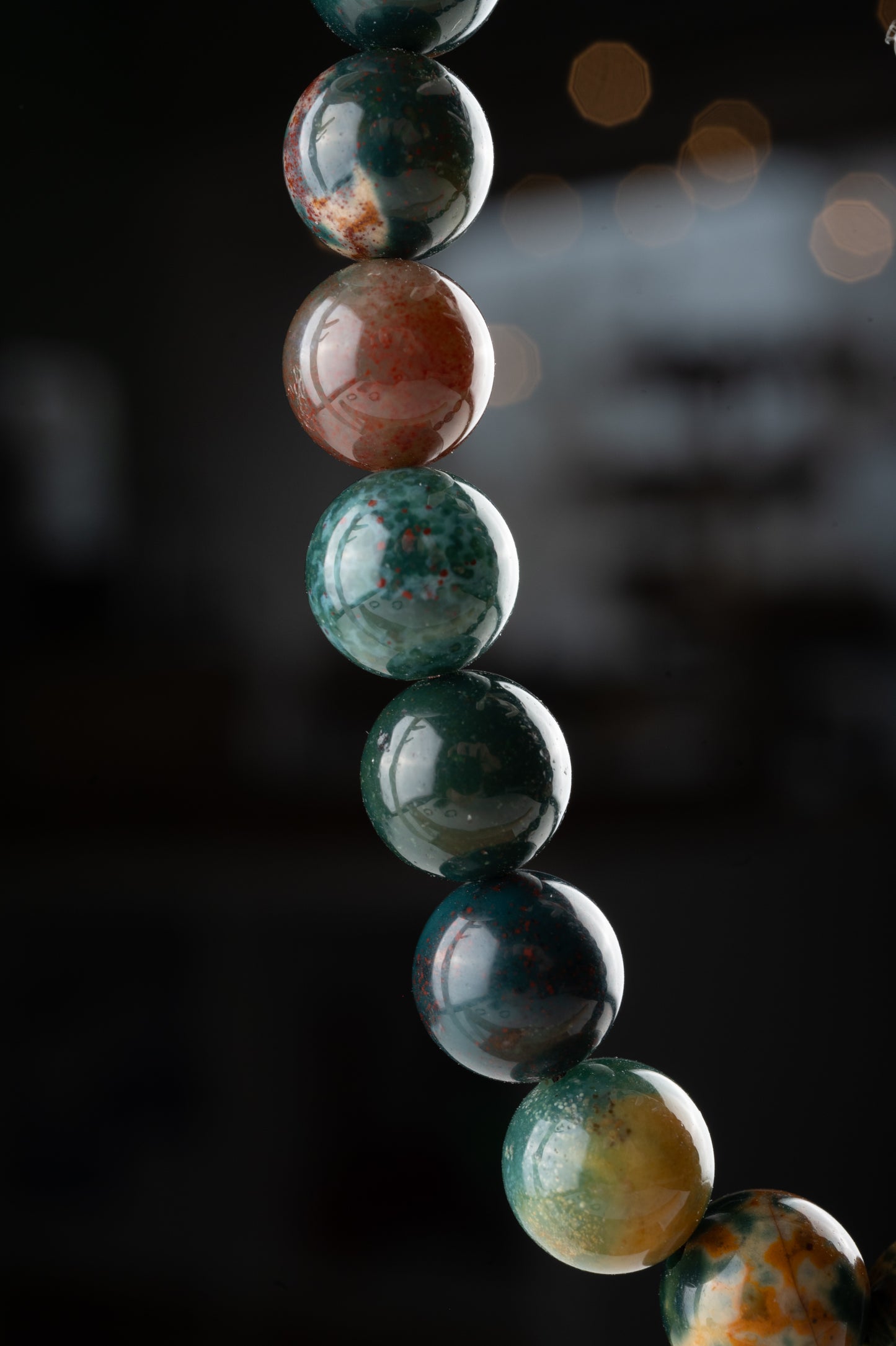 Bracelet en Agate Indienne - Protection & stabilité