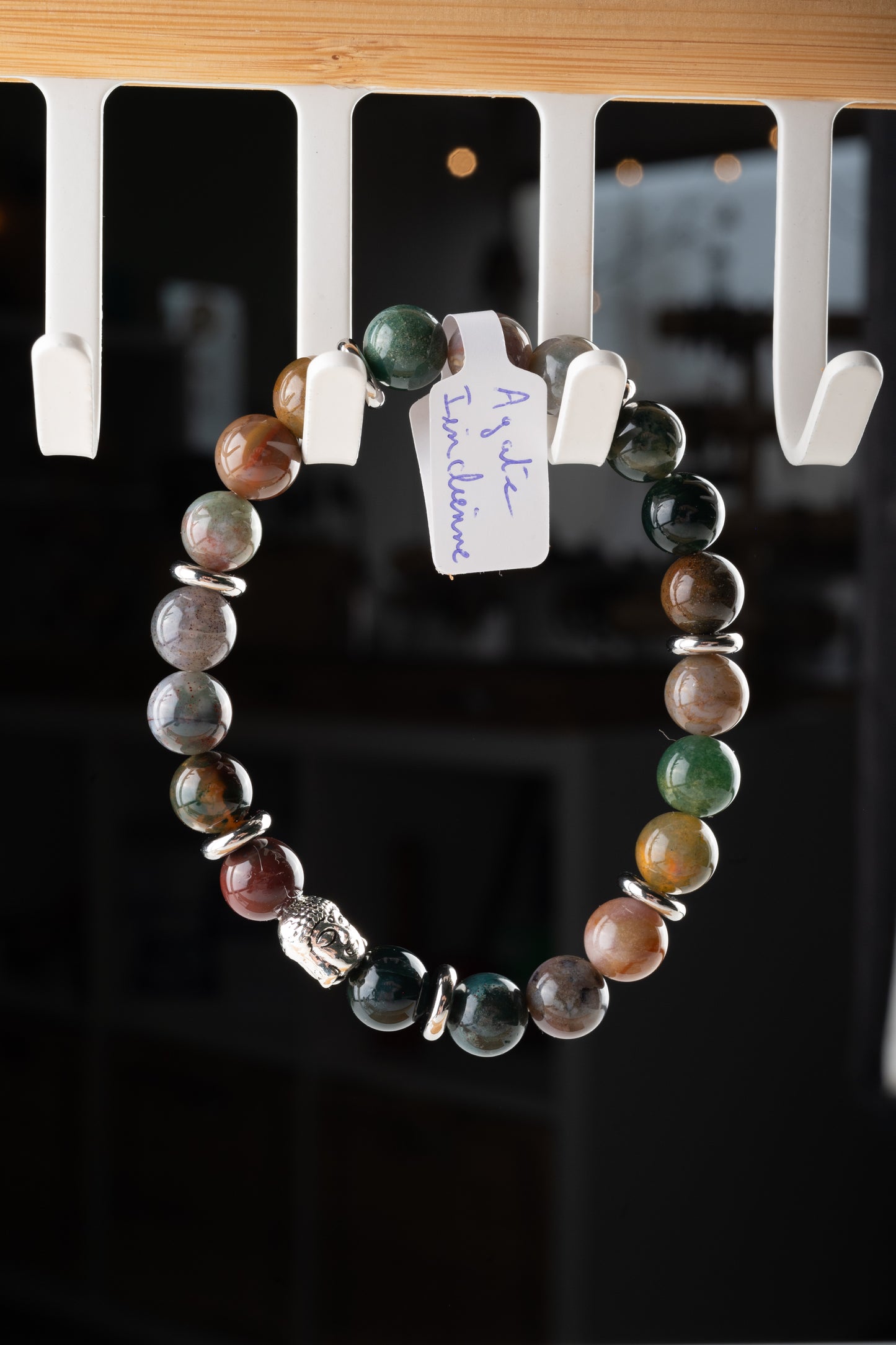 Bracelet en Agate Indienne - Protection & stabilité