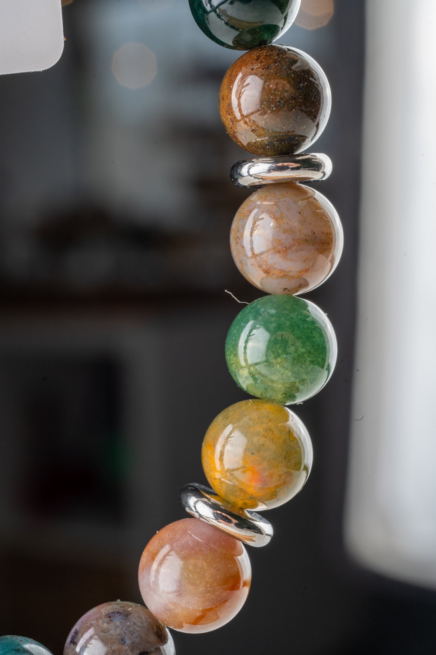 Bracelet en Agate Indienne - Protection & stabilité