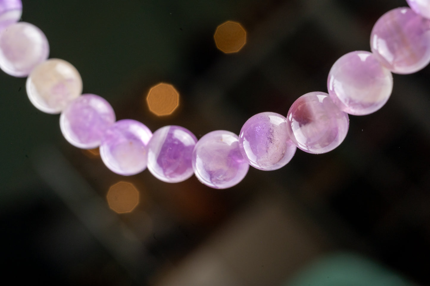 Bracelet Améthyste rubanée - protection spirituelle