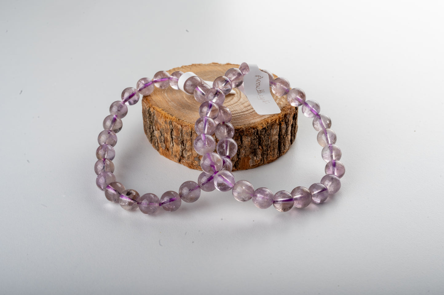Bracelet Améthyste claire - éveil spirituel