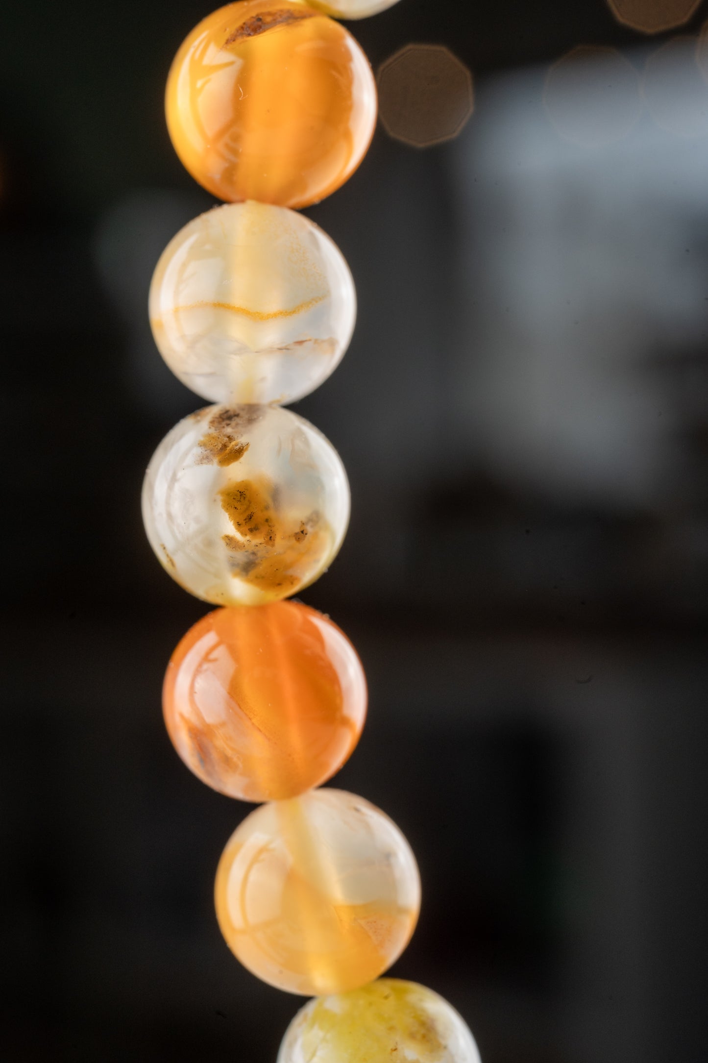 Bracelet en Agate de feu - Courage & détermination