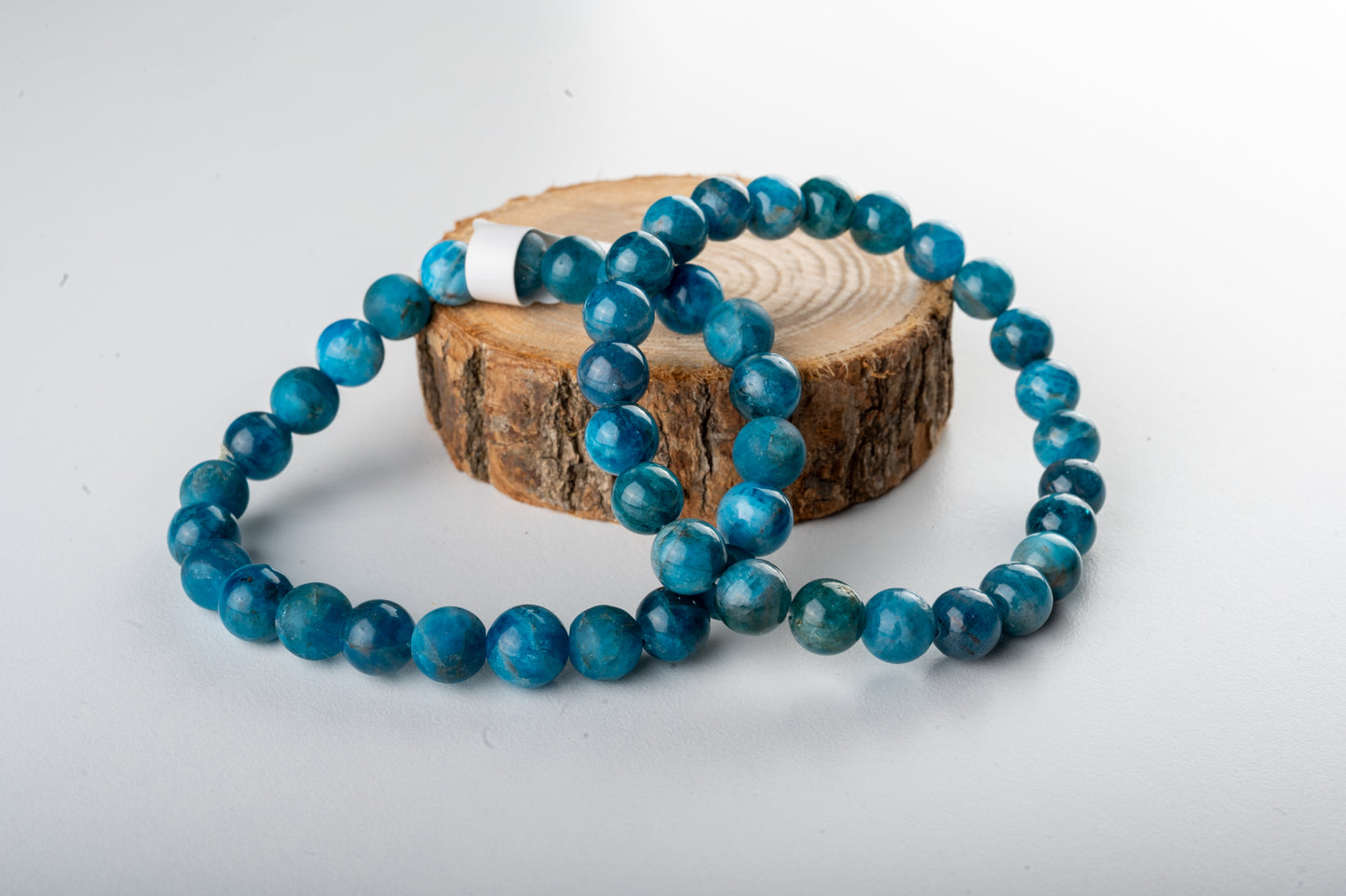 Bracelet en Apatite Bleue - Communication & harmonie