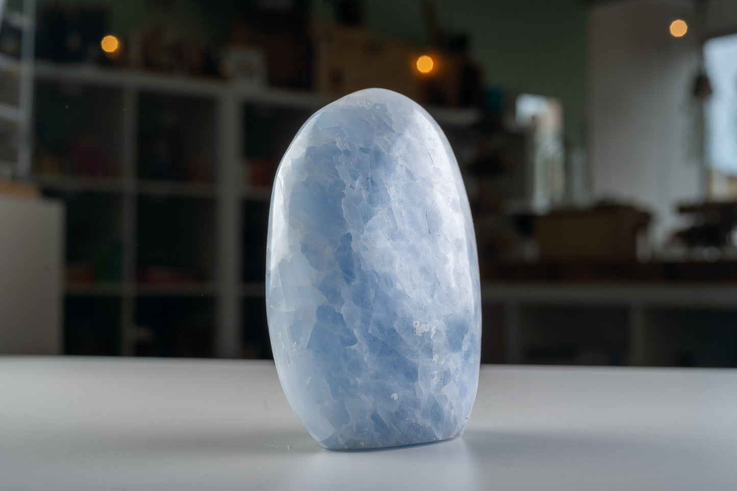 Calcite bleue de Madagascar