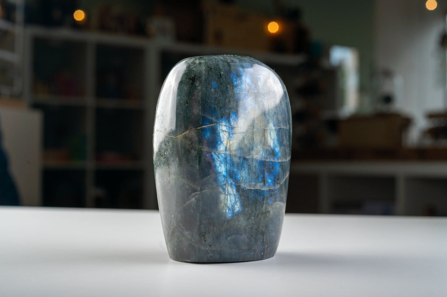 Labradorite bleue 635g