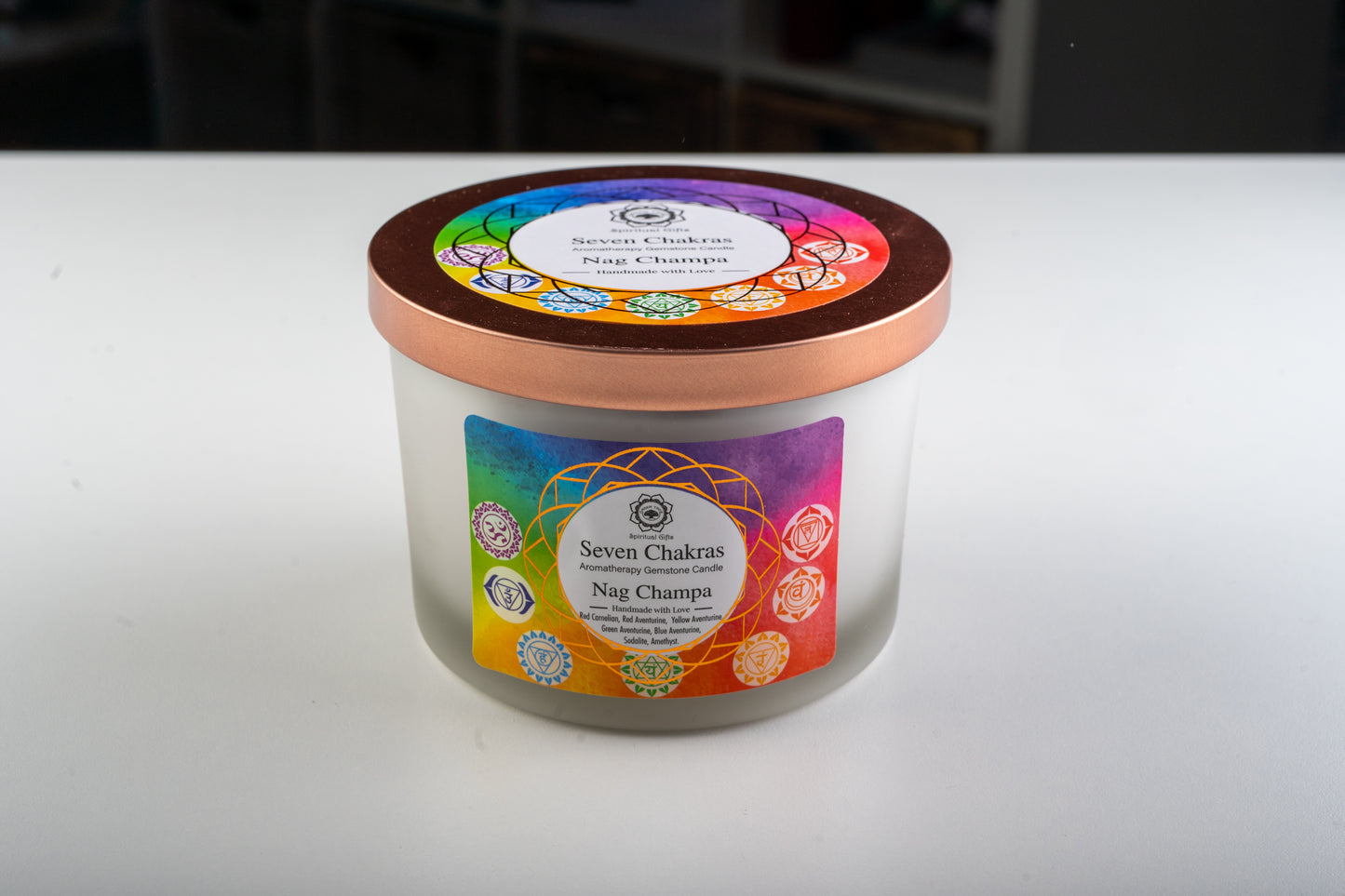 Bougie Green Tree "7 Chakras" Nag Champa 256g
