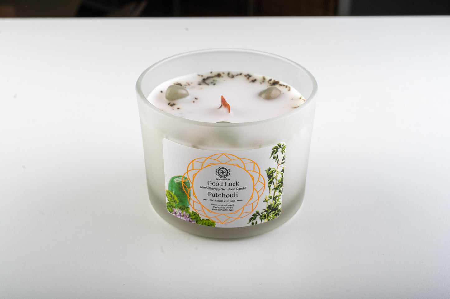 Bougie Green Tree "Bonne chance" aventurine & patchouli 256g