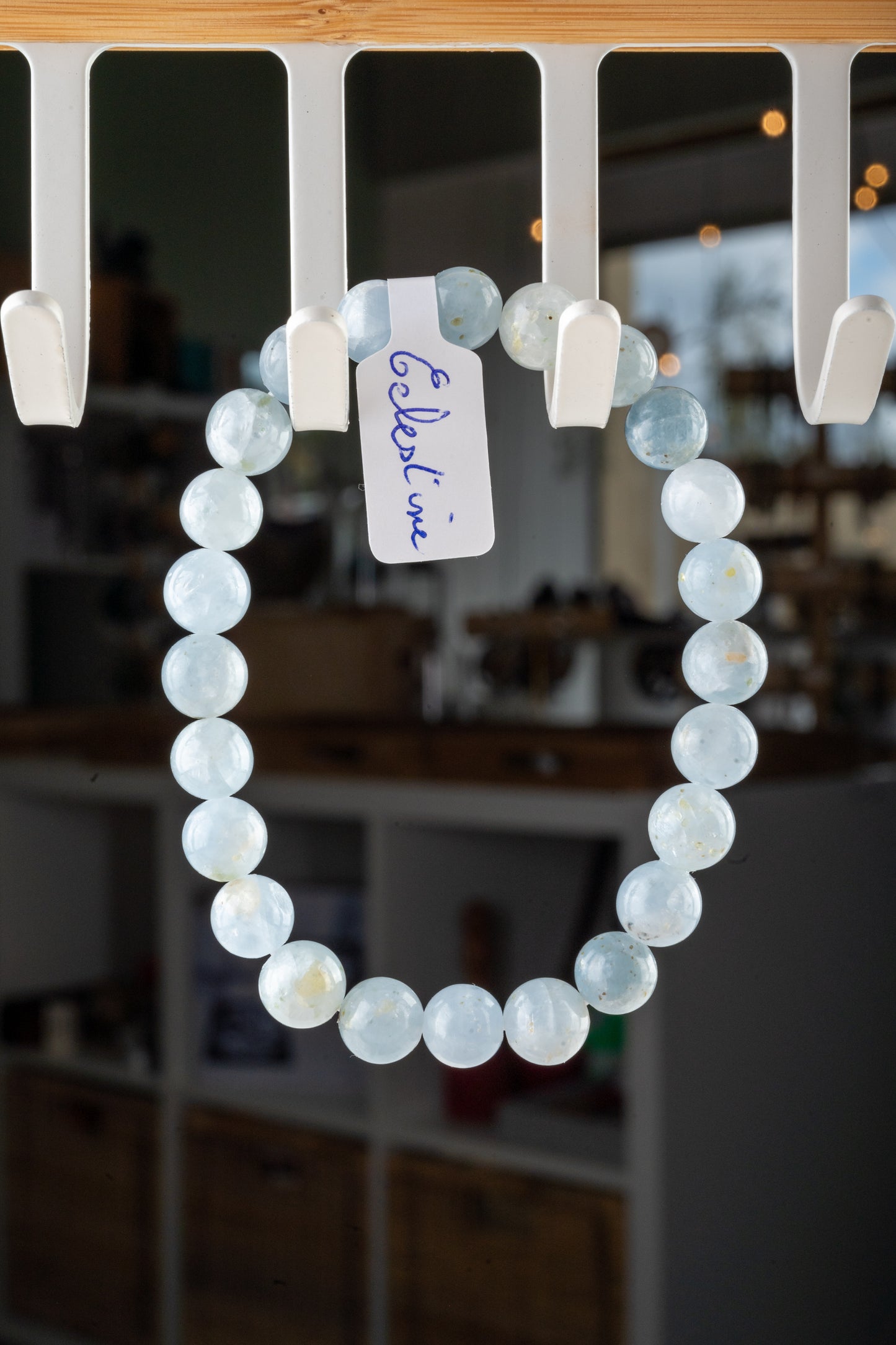Bracelet en Célestine - Clarté spirituelle
