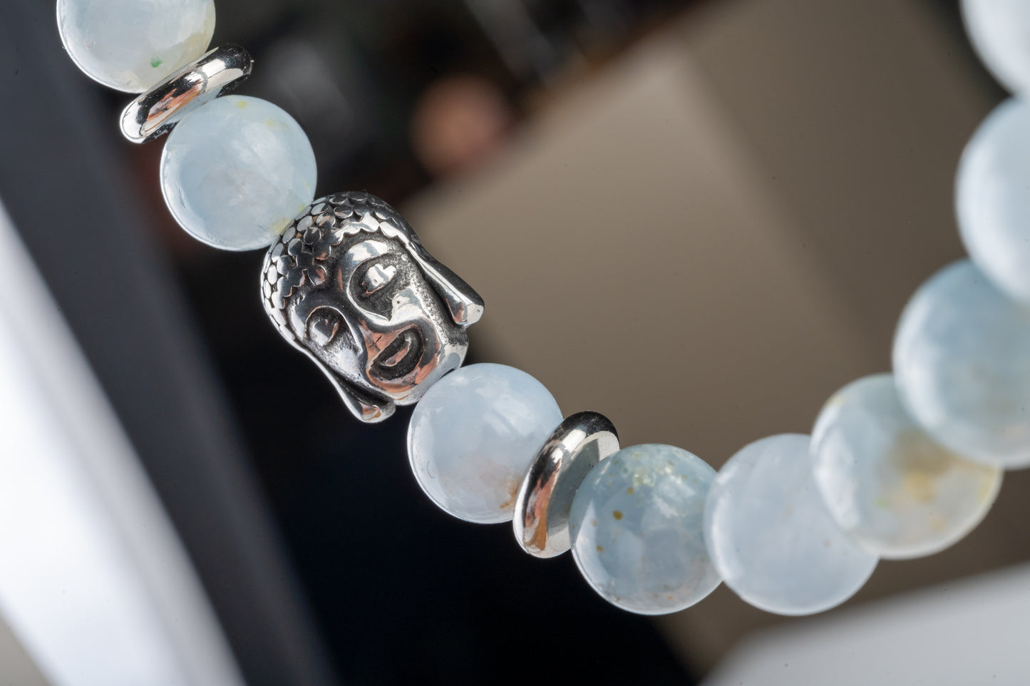 Bracelet en Célestine - Clarté spirituelle
