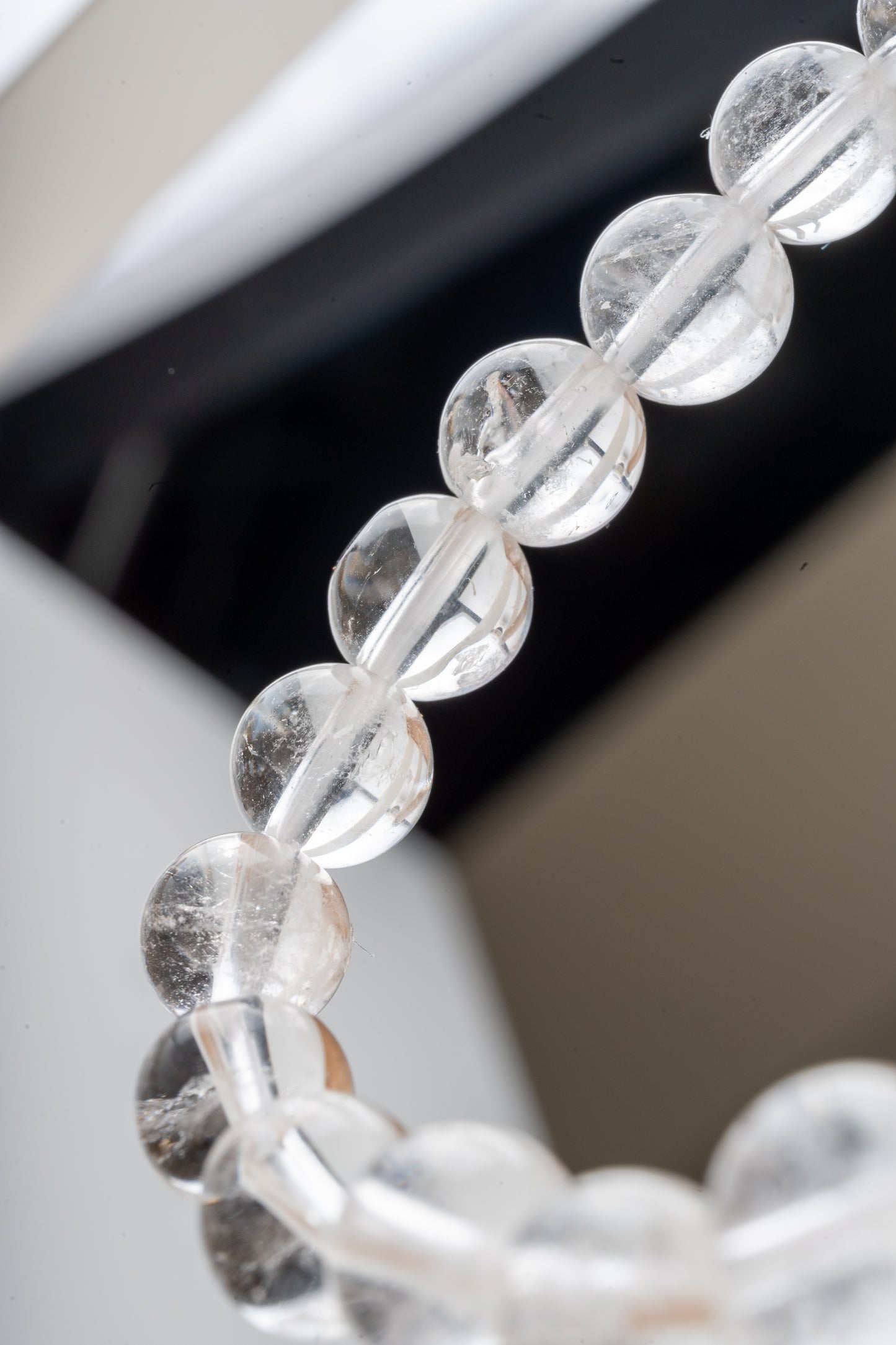 Bracelet en Cristal de Roche – Clarté & Énergie Positive