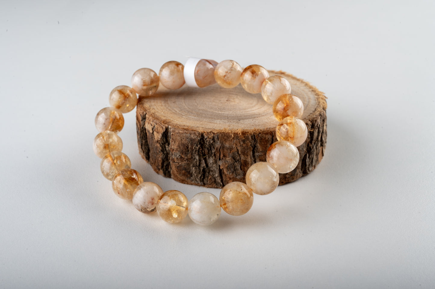 Bracelet en Citrine Chauffée – Abondance & Énergie Positive