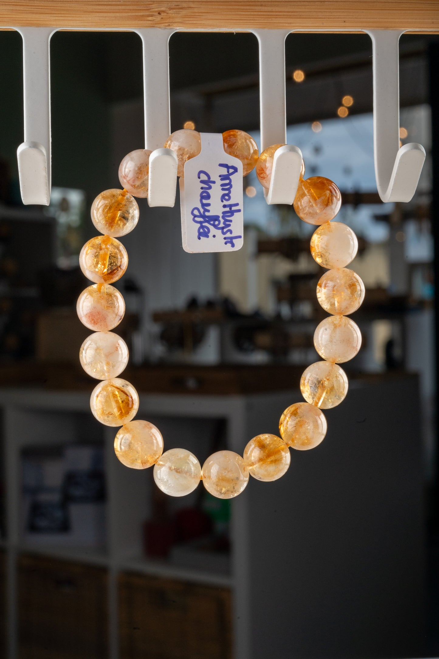Bracelet en Citrine Chauffée – Abondance & Énergie Positive