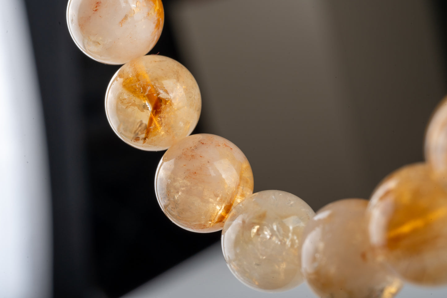 Bracelet en Citrine Chauffée – Abondance & Énergie Positive