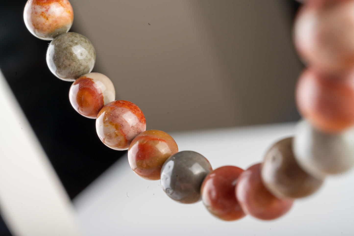 bracelet en jaspe polychrome (ou impérial) - Résilience et ancrage