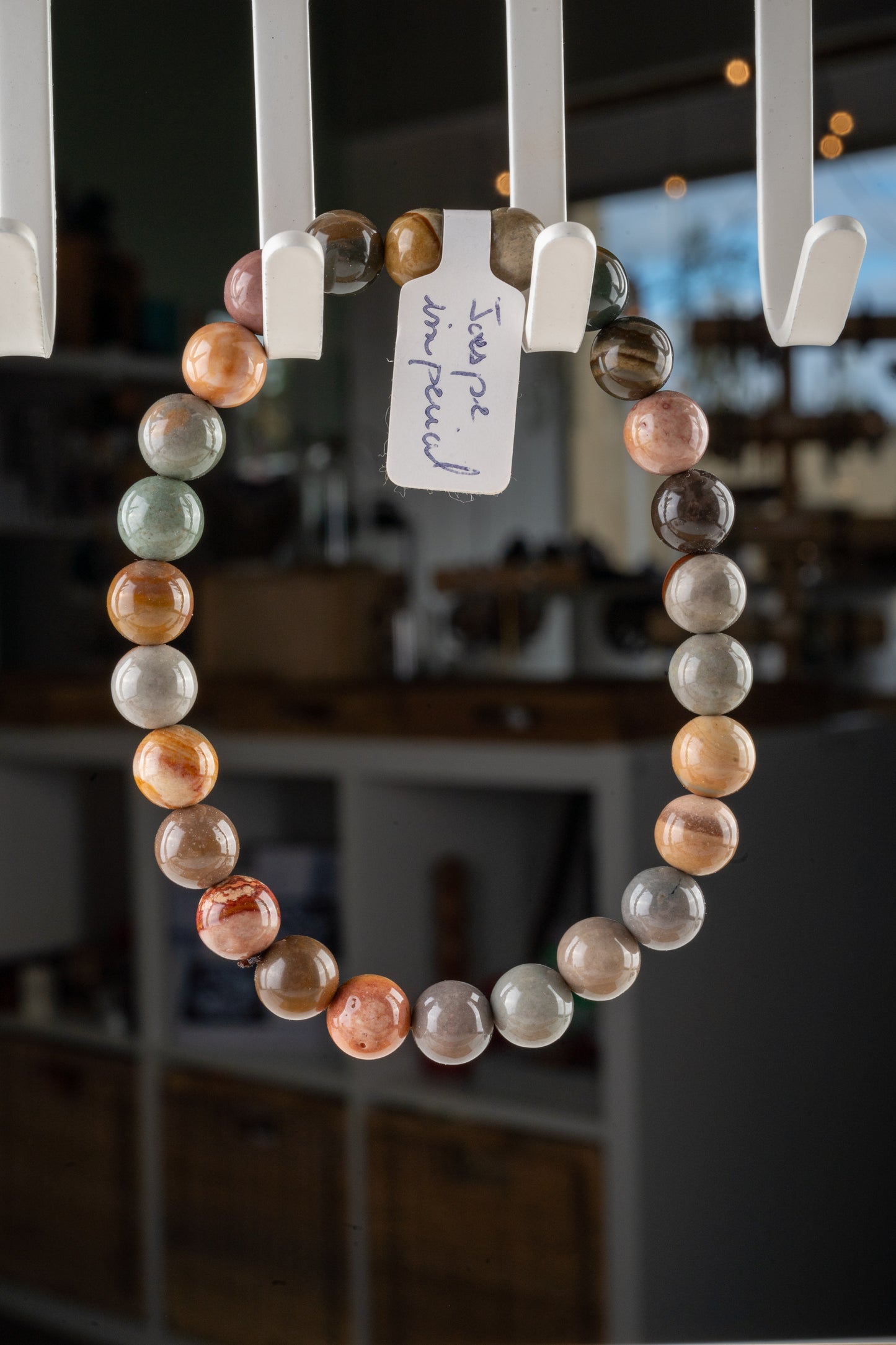 bracelet en jaspe polychrome (ou impérial) - Résilience et ancrage