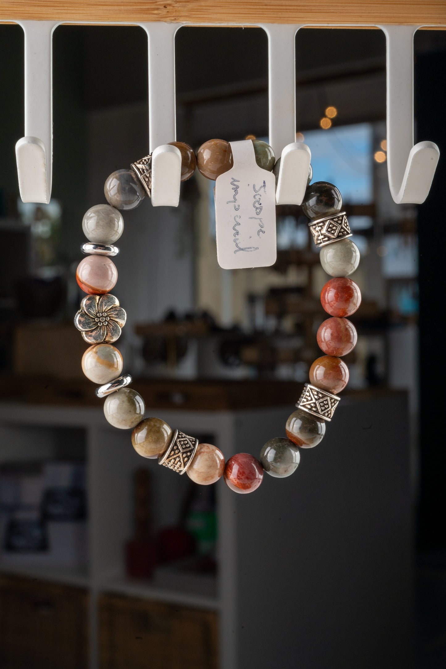 bracelet en jaspe polychrome (ou impérial) - Résilience et ancrage