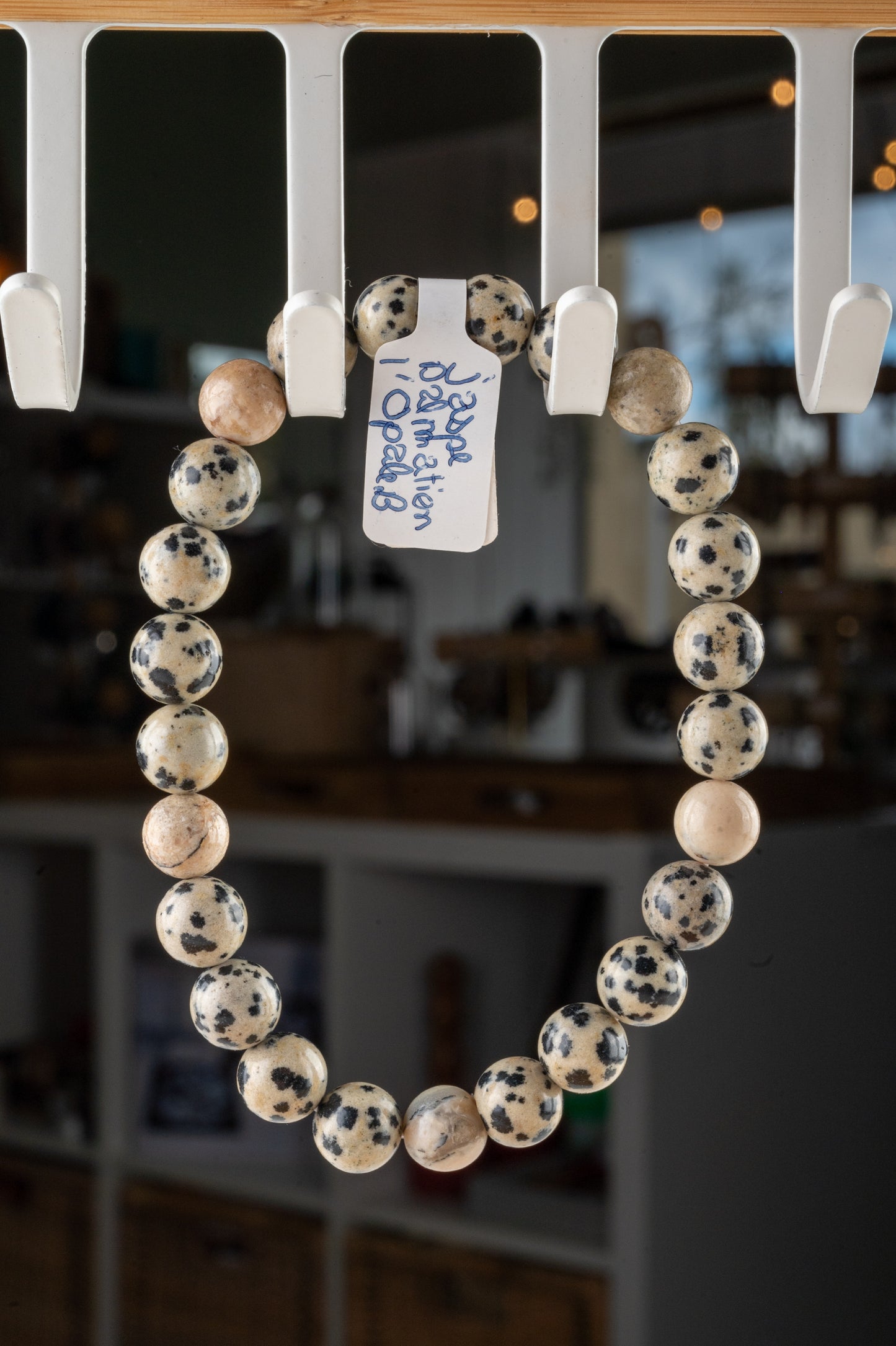 Bracelet en Jaspe Dalmatien - Harmonie Yin et Yang