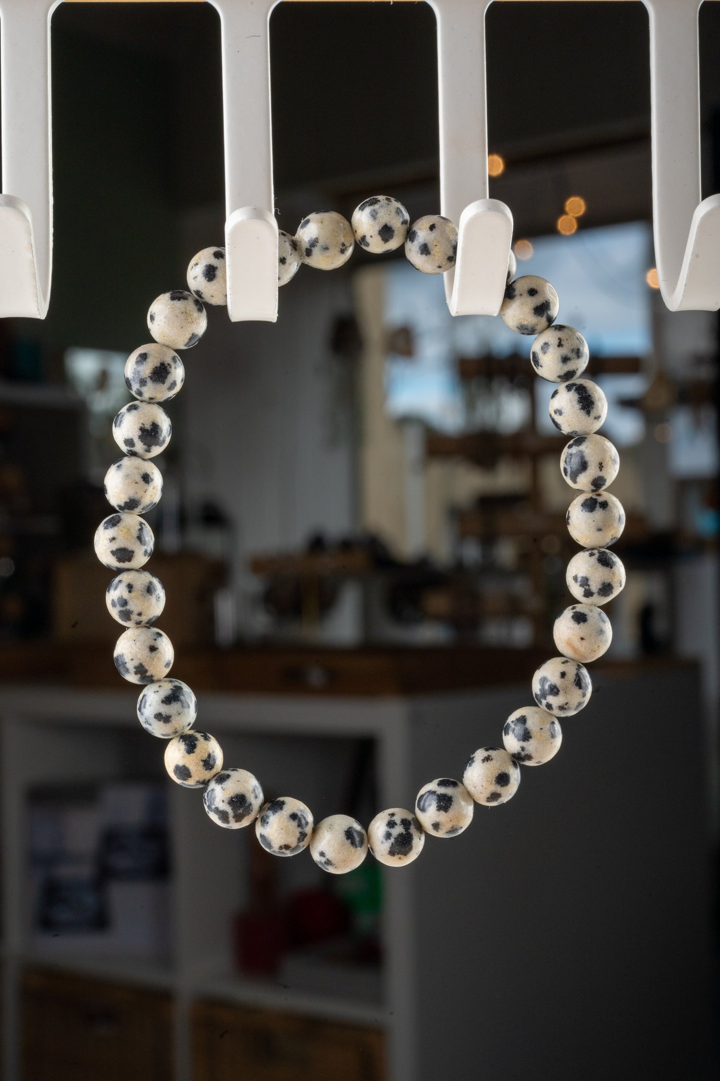 Bracelet en Jaspe Dalmatien - Harmonie Yin et Yang