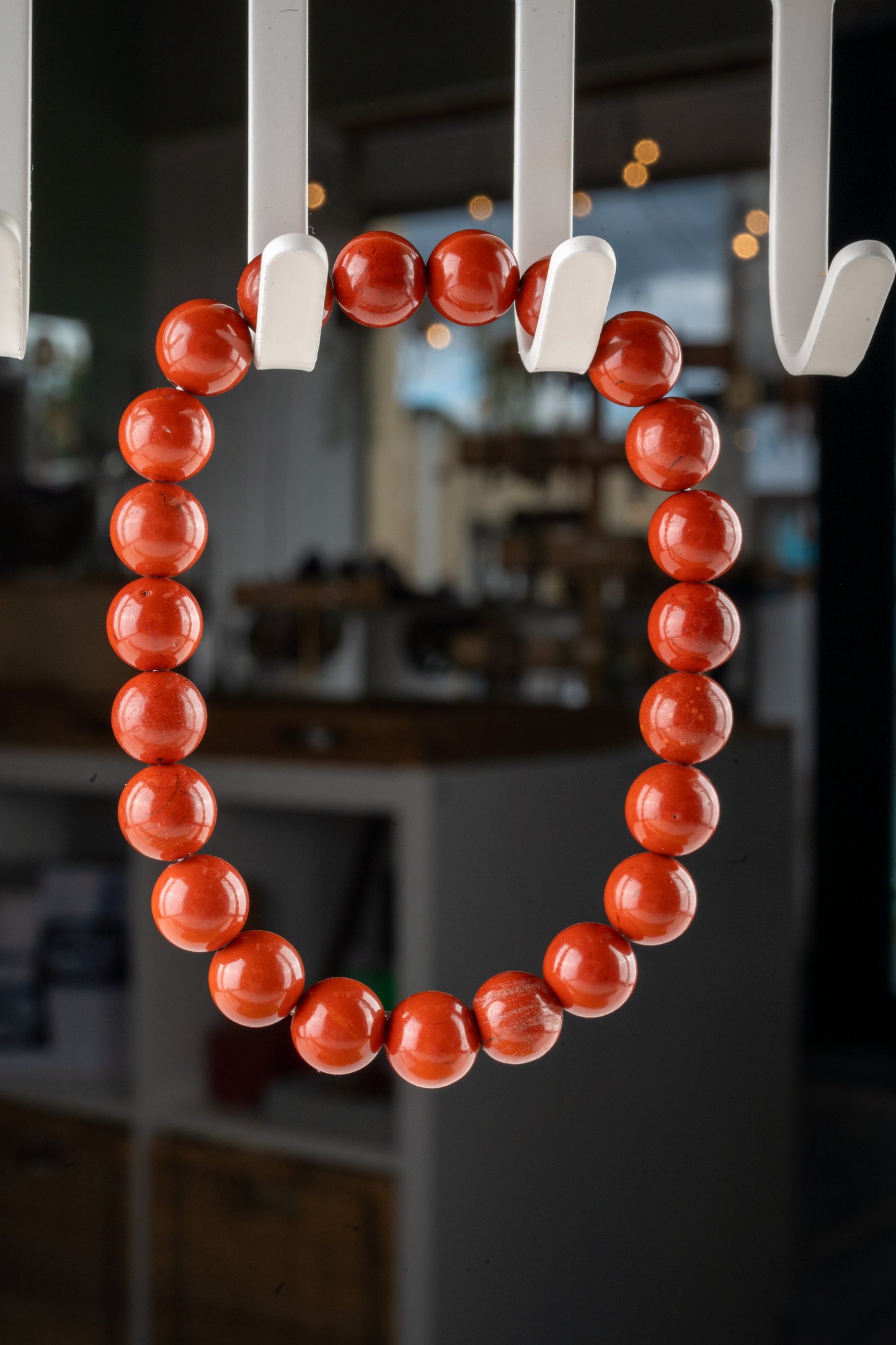 Bracelet en Jaspe Rouge – Ancrage et stabilité