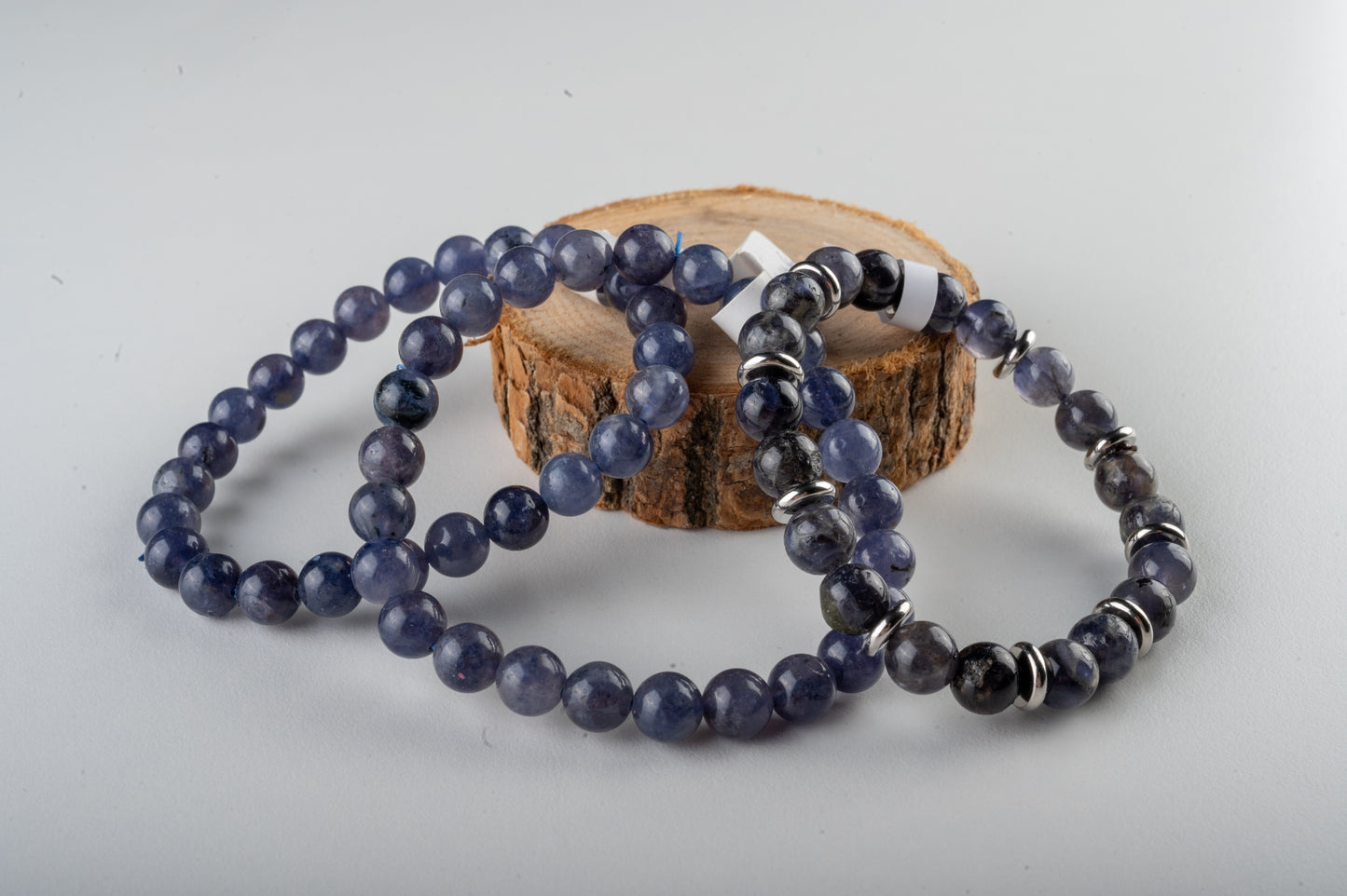 Bracelet en cordiérite - intuition & indépendance