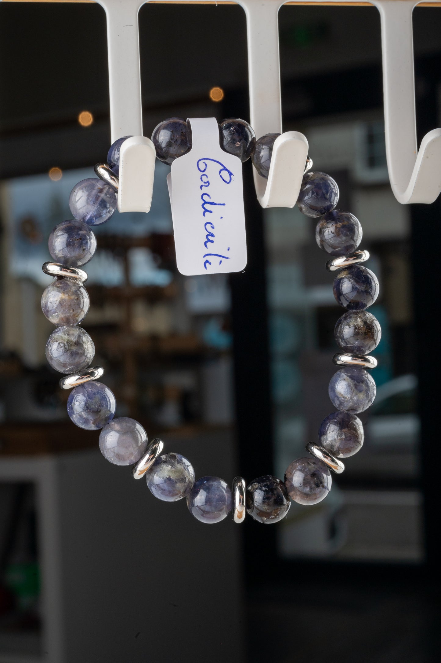 Bracelet en cordiérite - intuition & indépendance