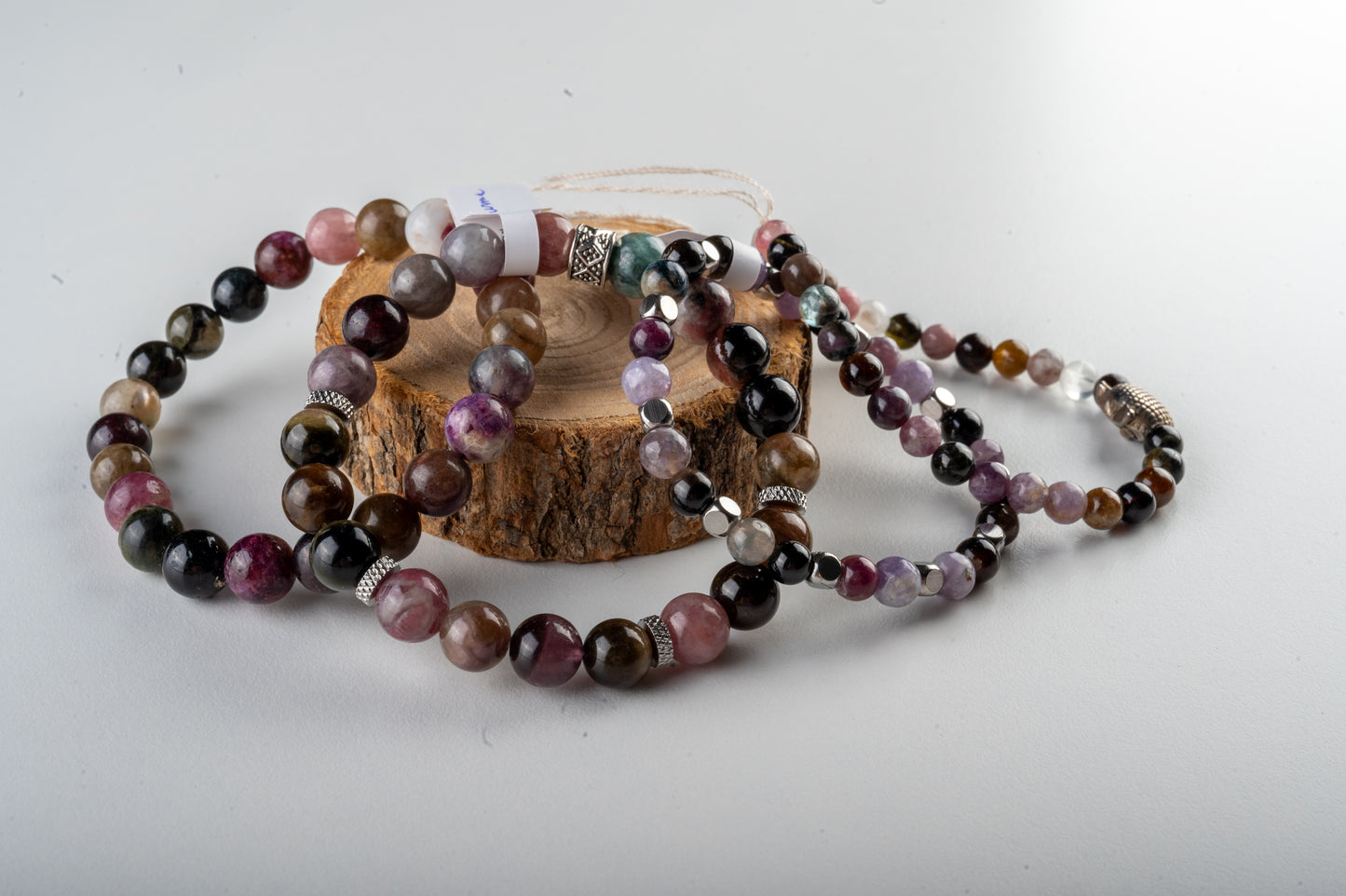 Bracelet en Tourmaline multicolore - équilibre & protection