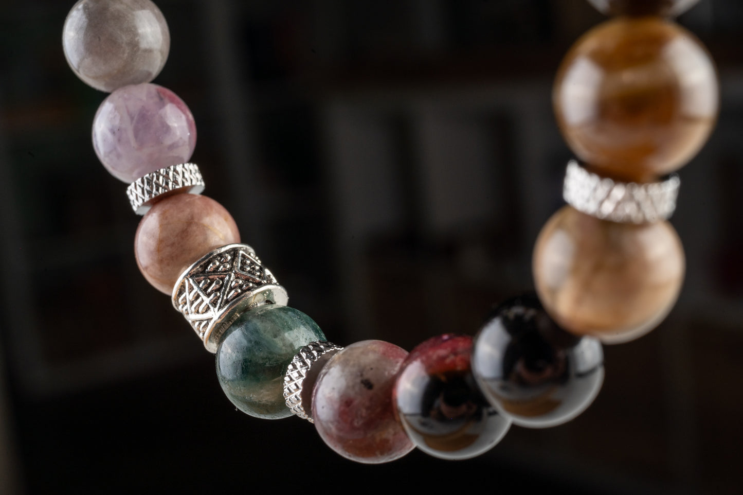 Bracelet en Tourmaline multicolore - équilibre & protection