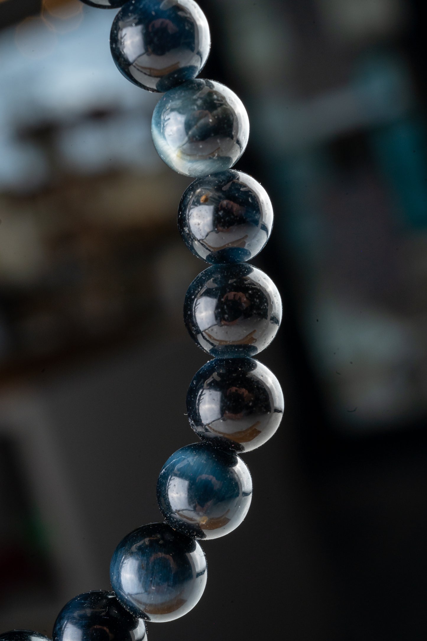 Bracelet en Œil de Faucon – Clairvoyance & Protection