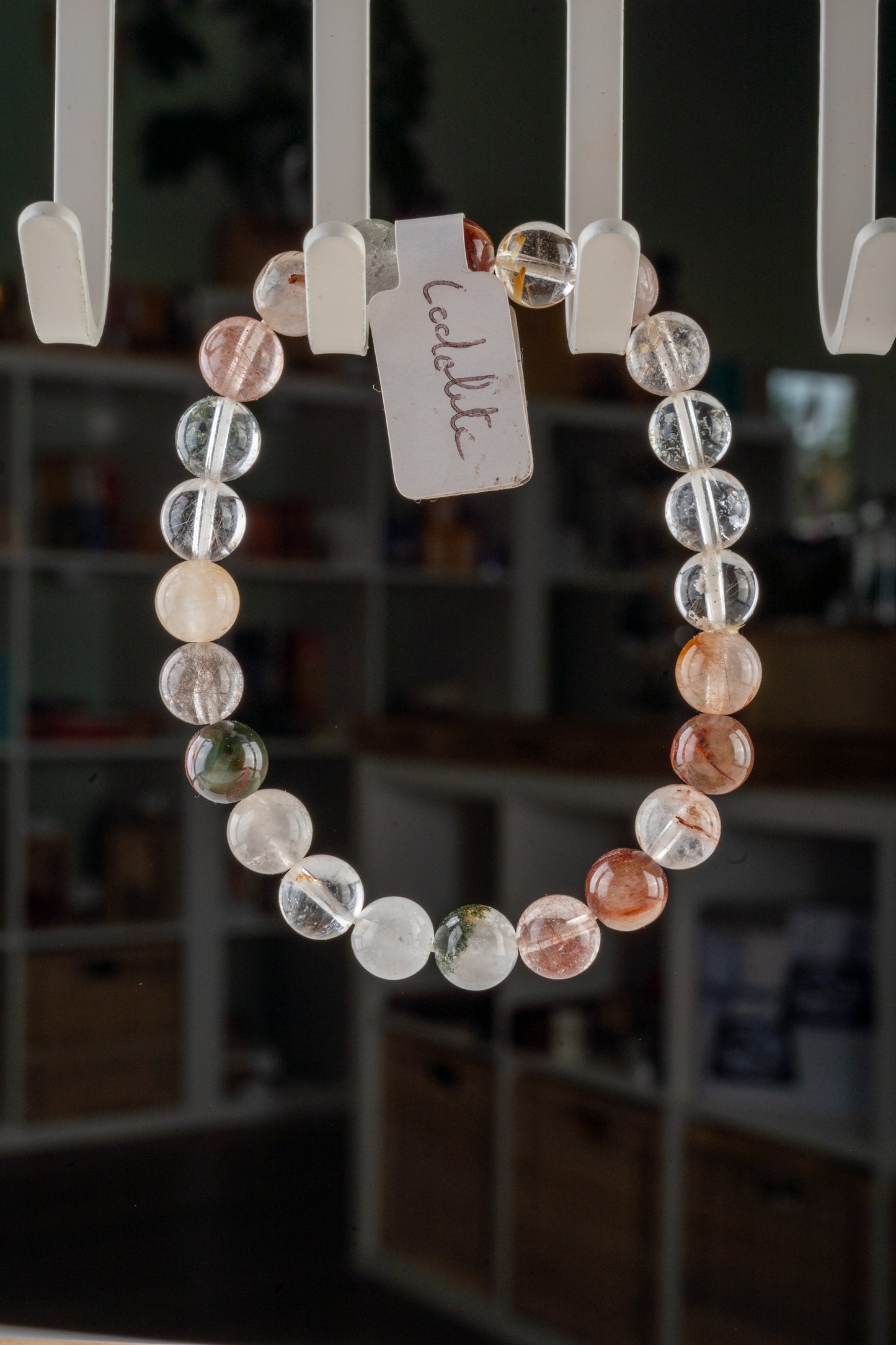 Bracelet en Quartz Lodolite – Élévation Spirituelle, Guérison & Clarté Intérieure