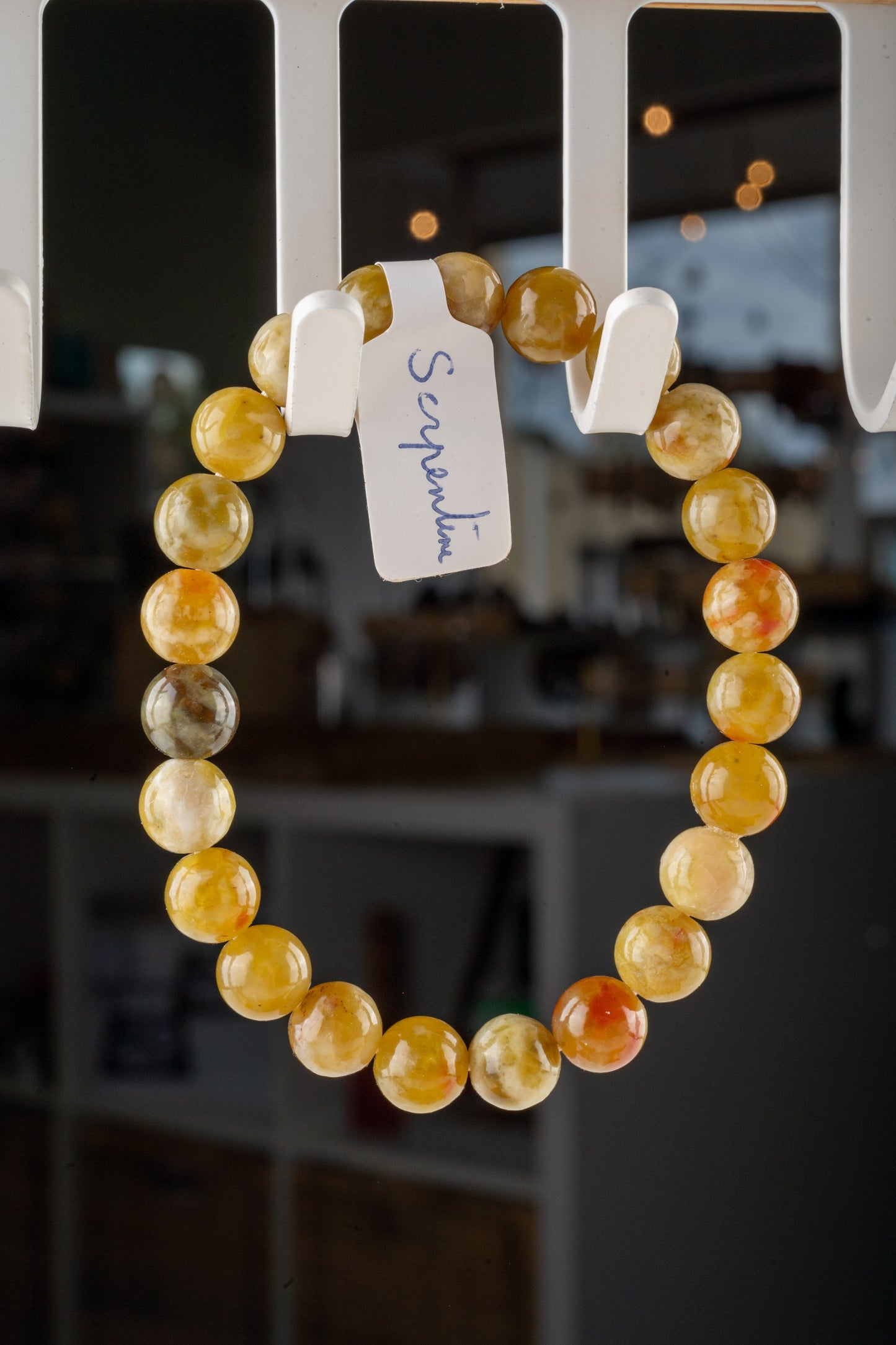 Bracelet en Serpentine Verte – libération émotionnelle