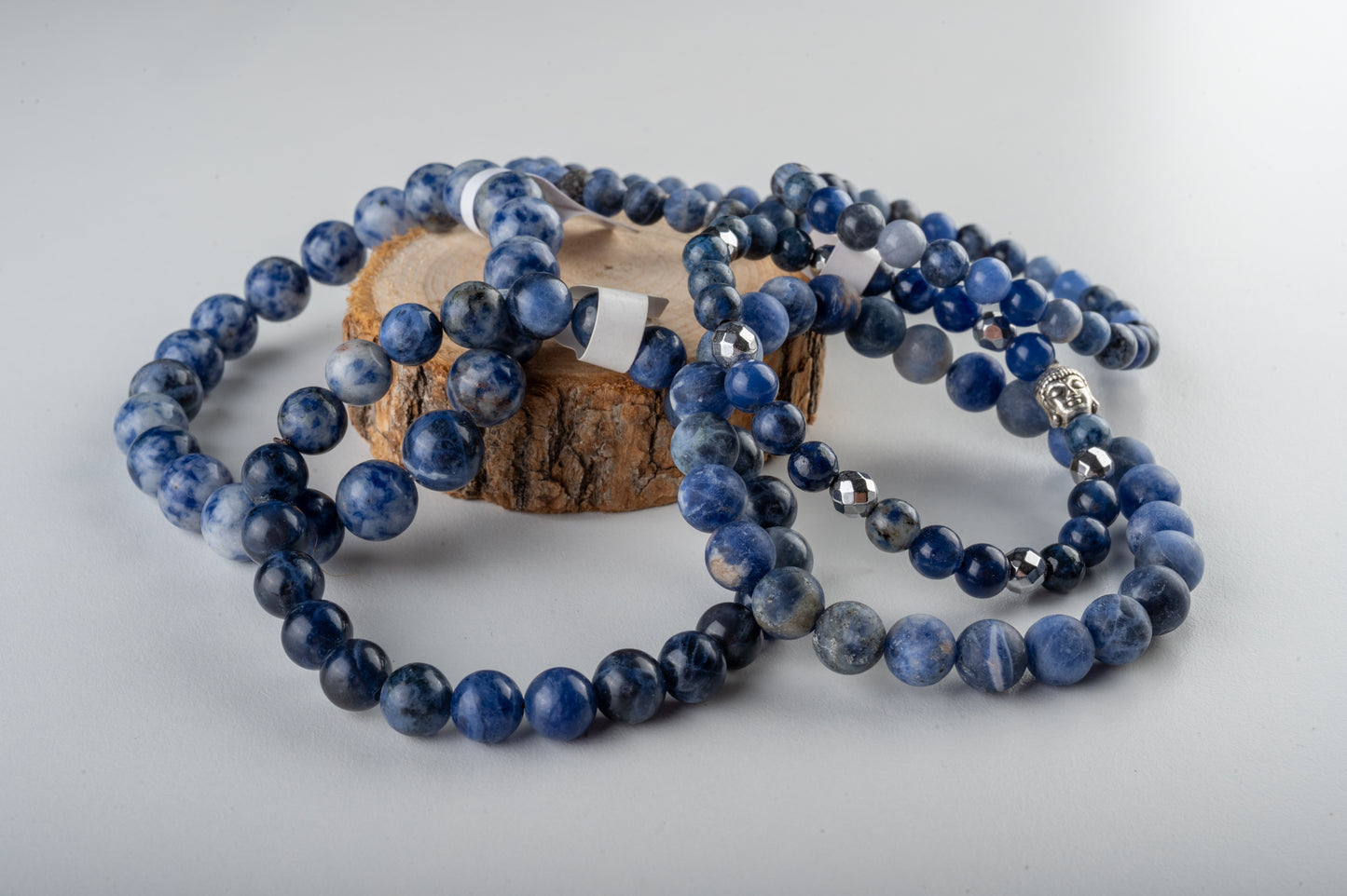Bracelet en Sodalite – Clarté Mentale & Harmonie Intérieure