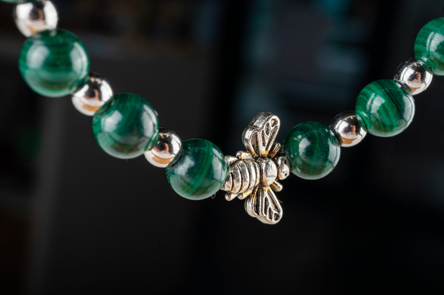 Bracelet en Malachite – Protection & Transformation