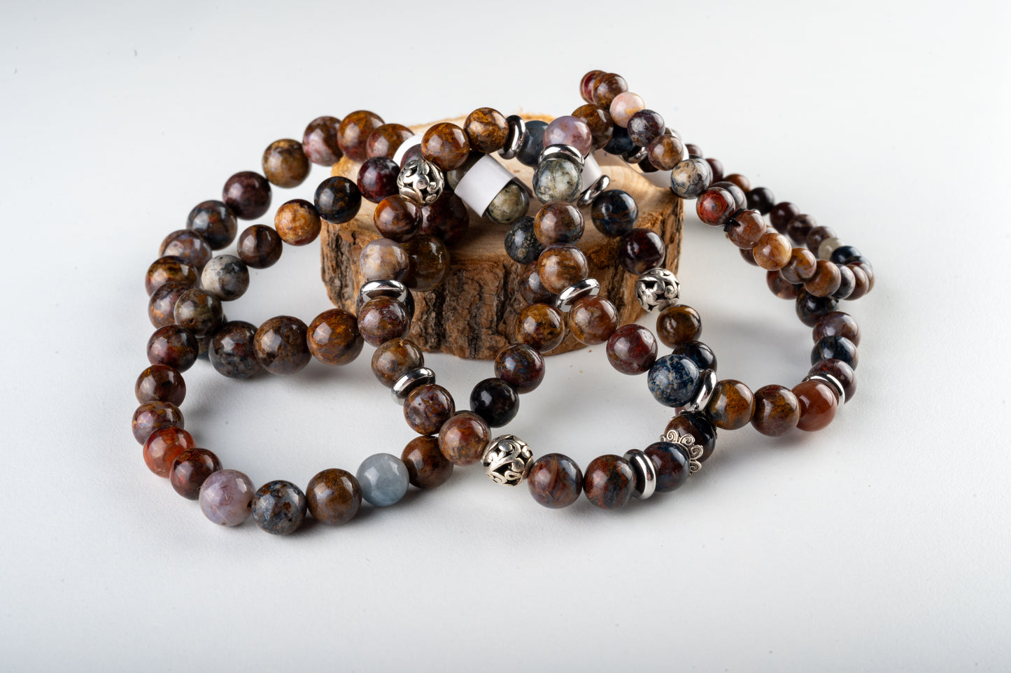 Bracelet en Piétérsite – Tempête Intérieure & Clarté Spirituelle