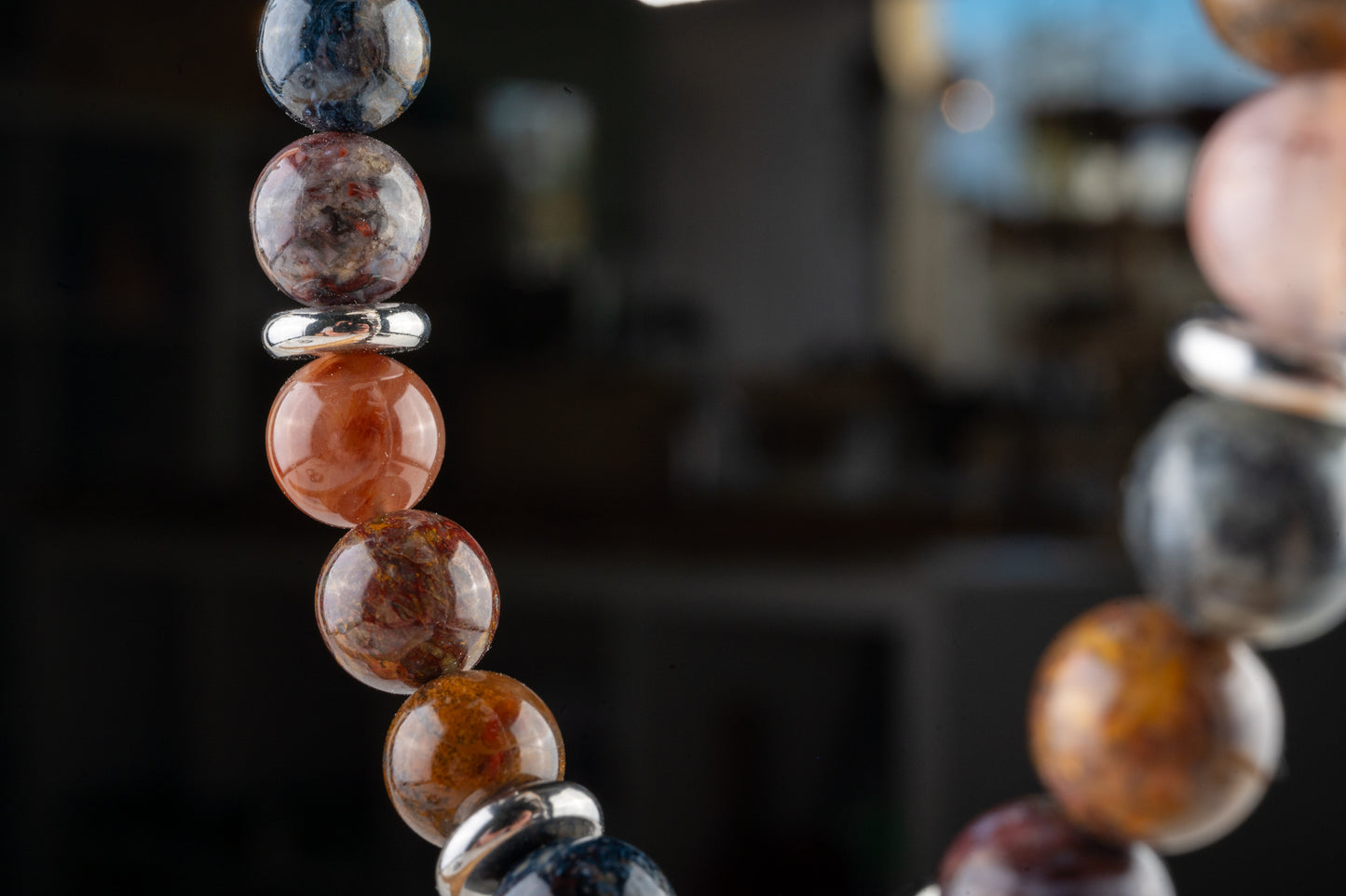 Bracelet en Piétérsite – Tempête Intérieure & Clarté Spirituelle