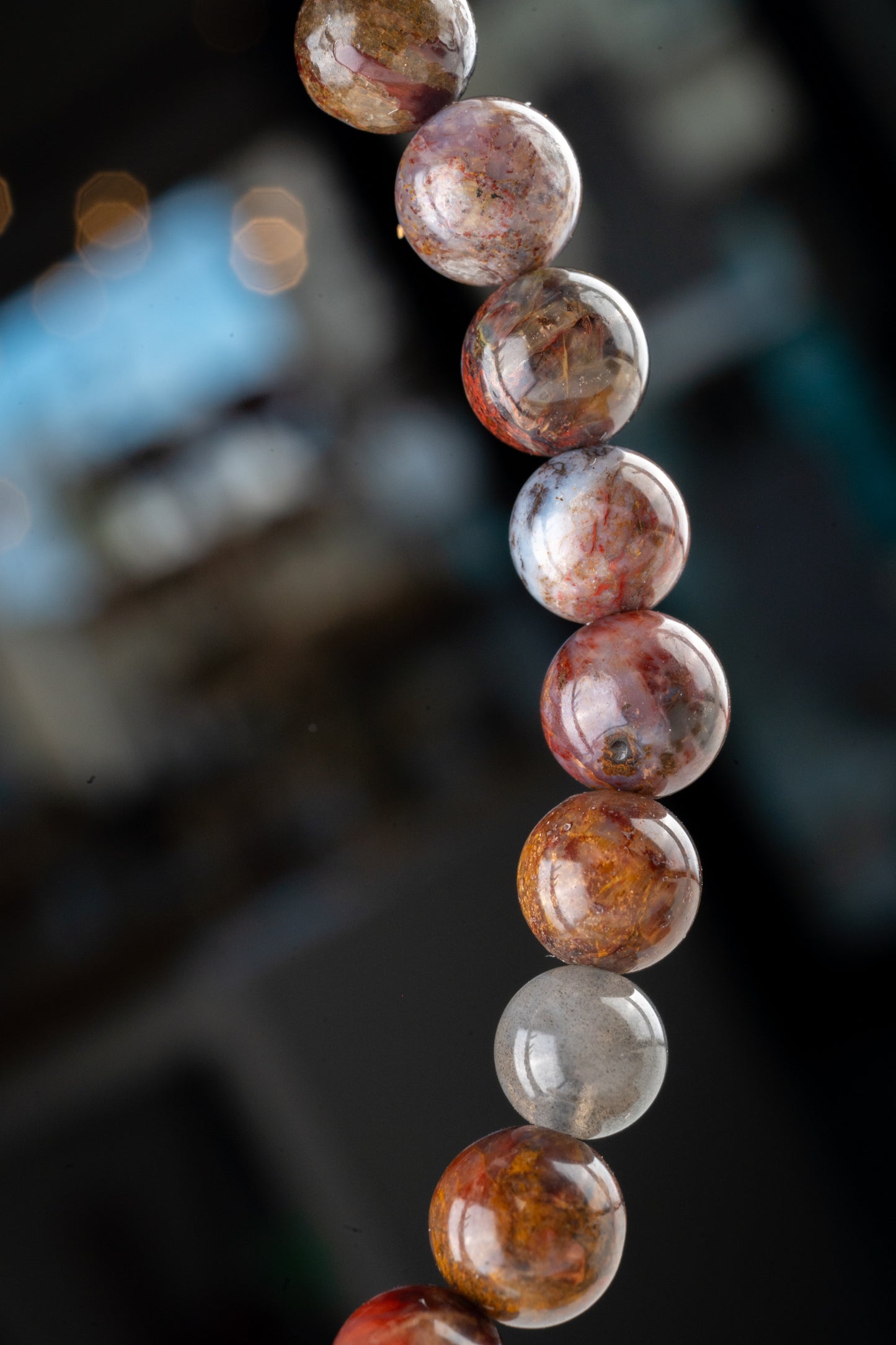 Bracelet en Piétérsite – Tempête Intérieure & Clarté Spirituelle