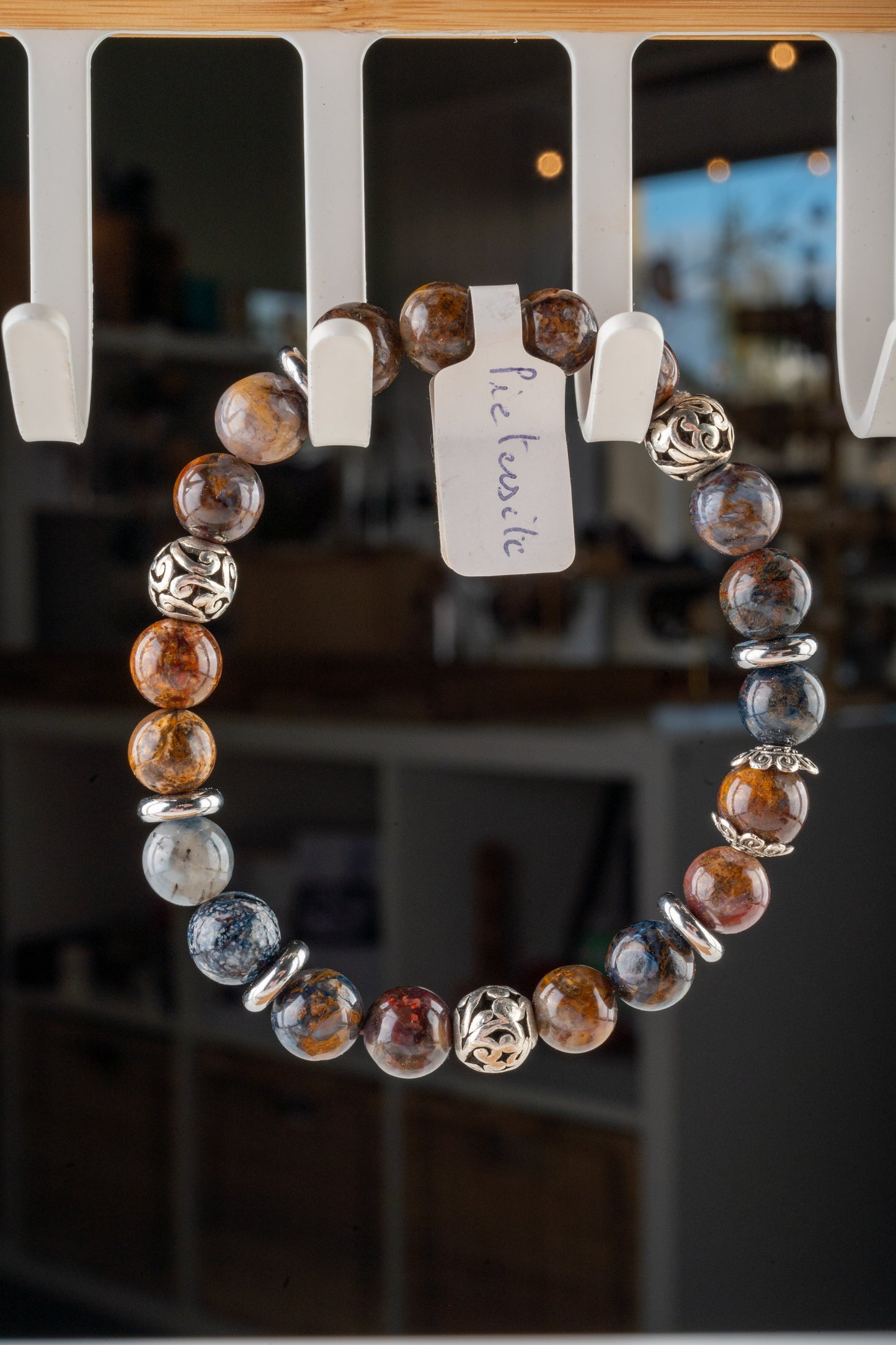 Bracelet en Piétérsite – Tempête Intérieure & Clarté Spirituelle