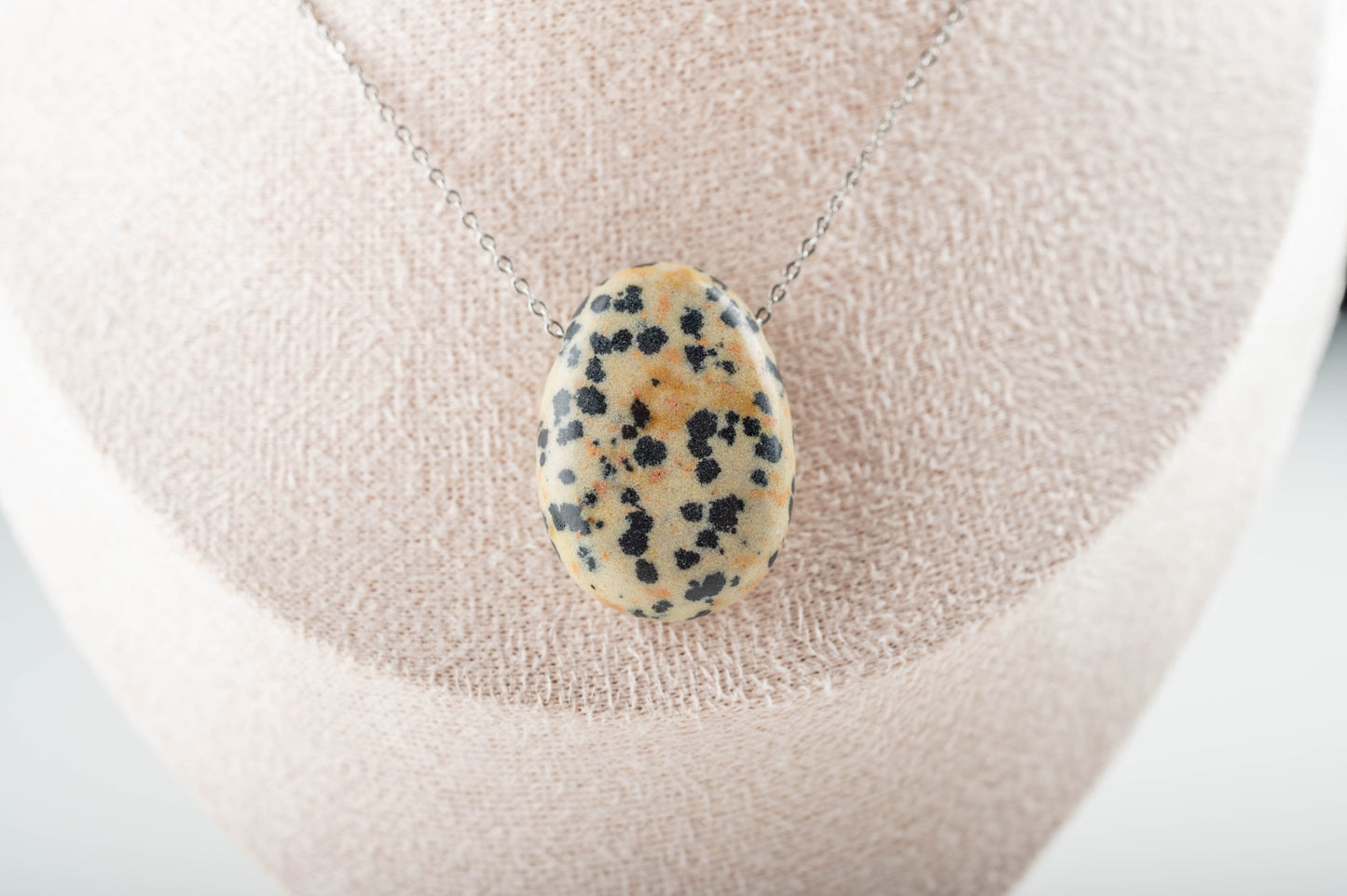 Pendentif en Jaspe Dalmatien