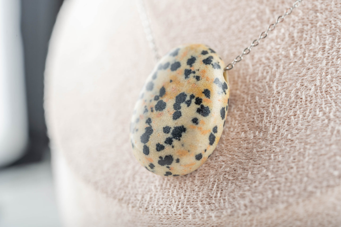 Pendentif en Jaspe Dalmatien