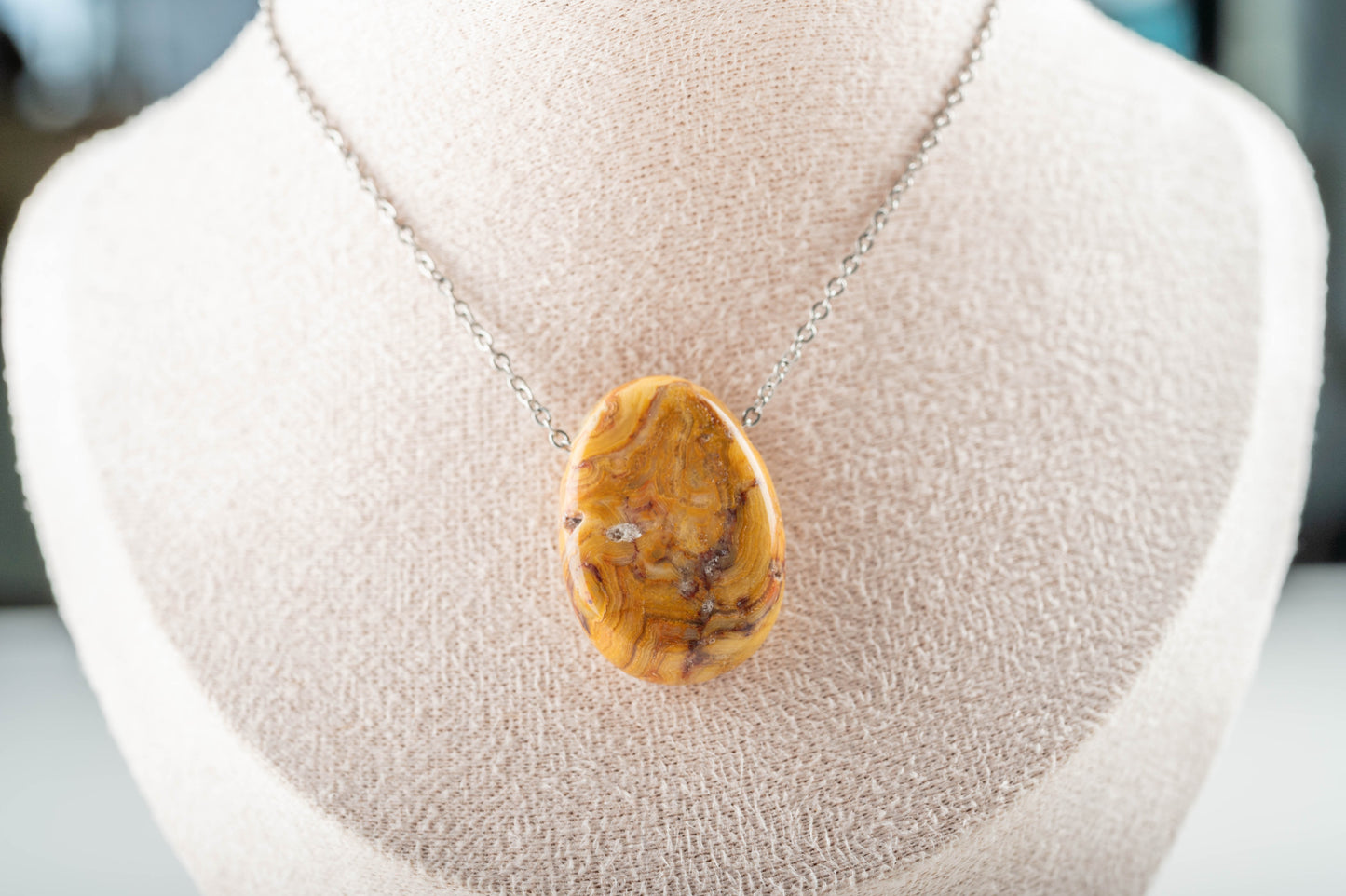 Pendentif en Agate Crazy Lace