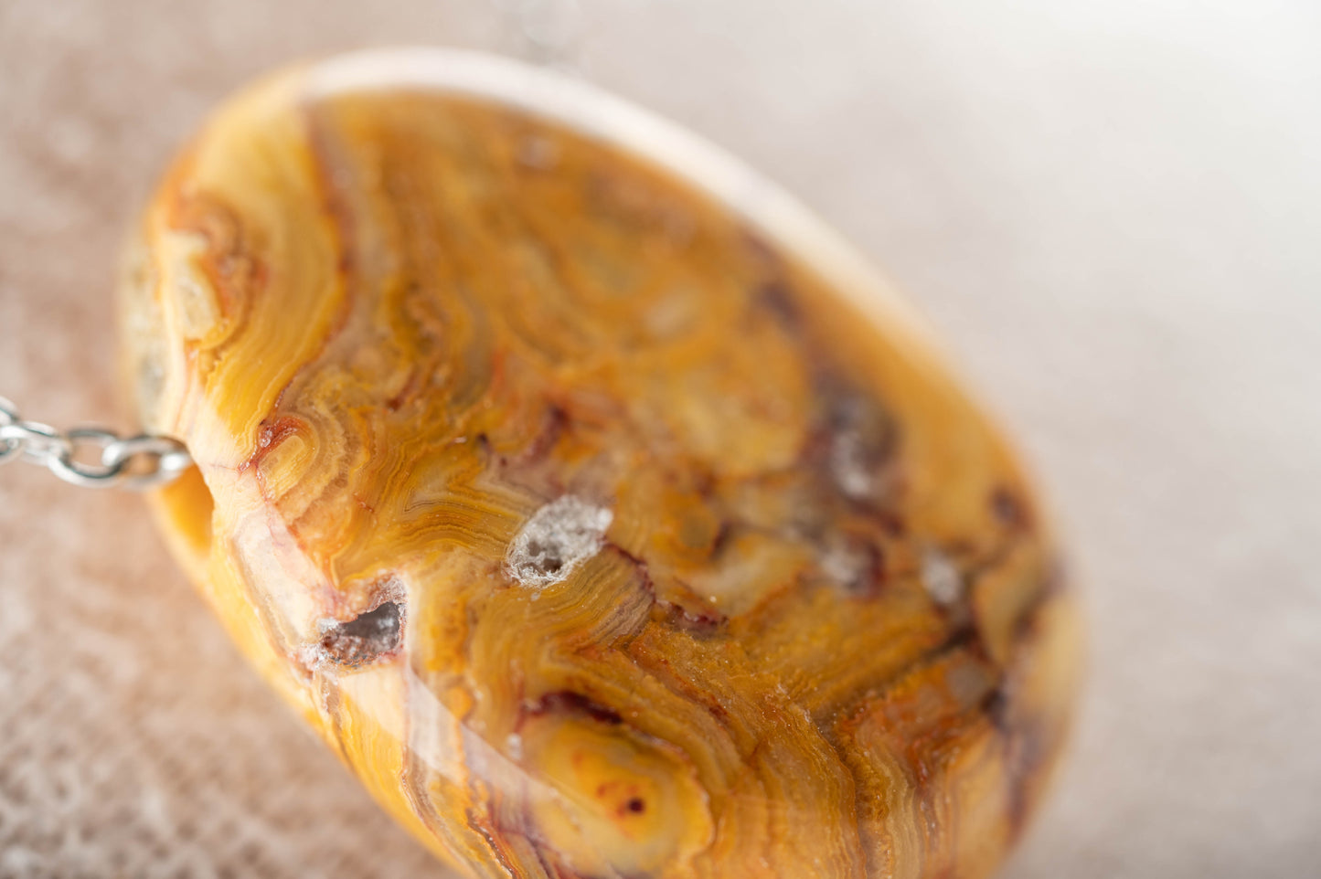 Pendentif en Agate Crazy Lace