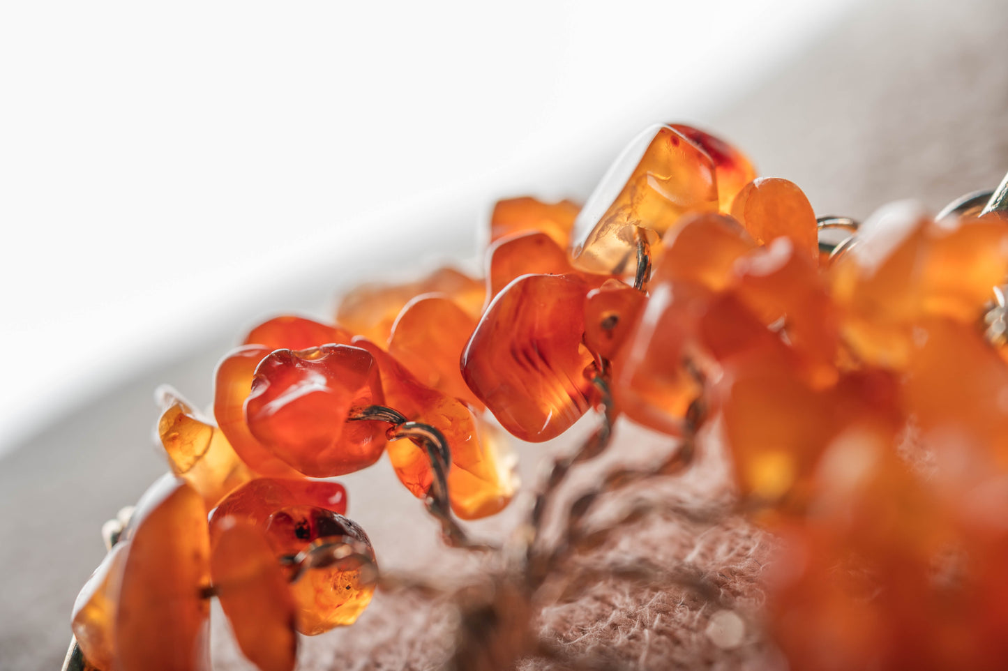 Pendentif Arbre de Vie Cornaline