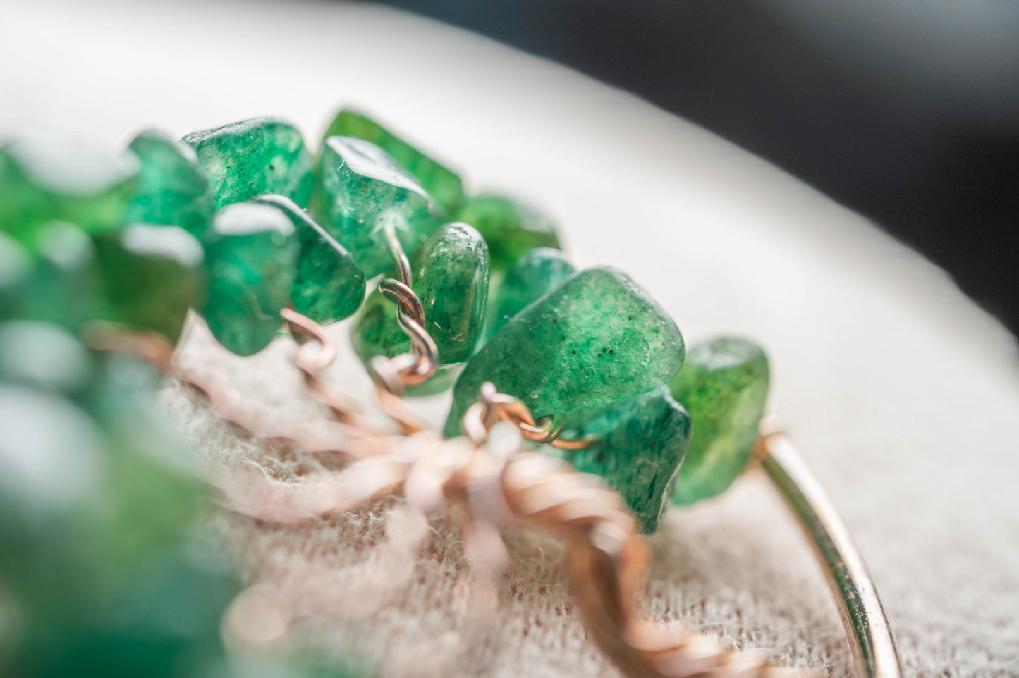 Pendentif Arbre de Vie Aventurine verte
