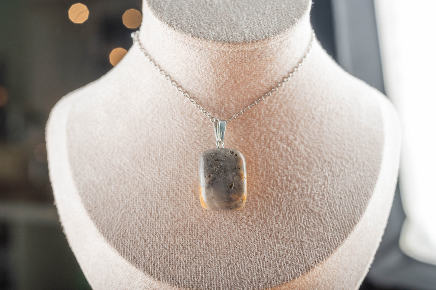Pendentif en Agate Crazy Lace