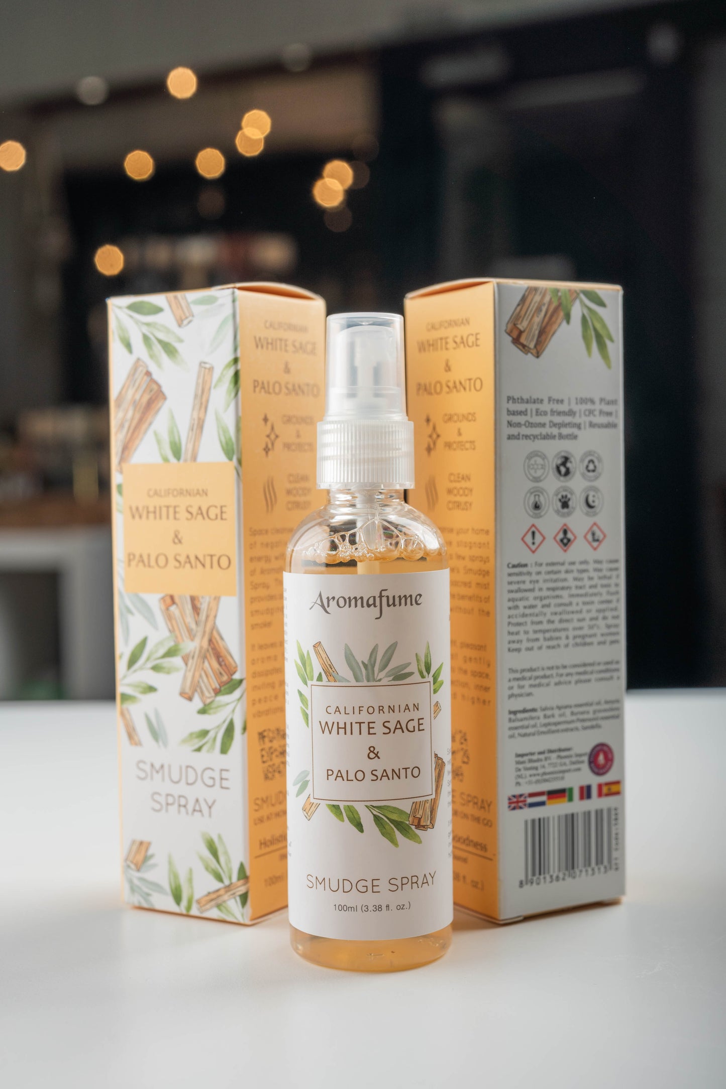 Smudge spray aromafume palo santo & sauge blanche