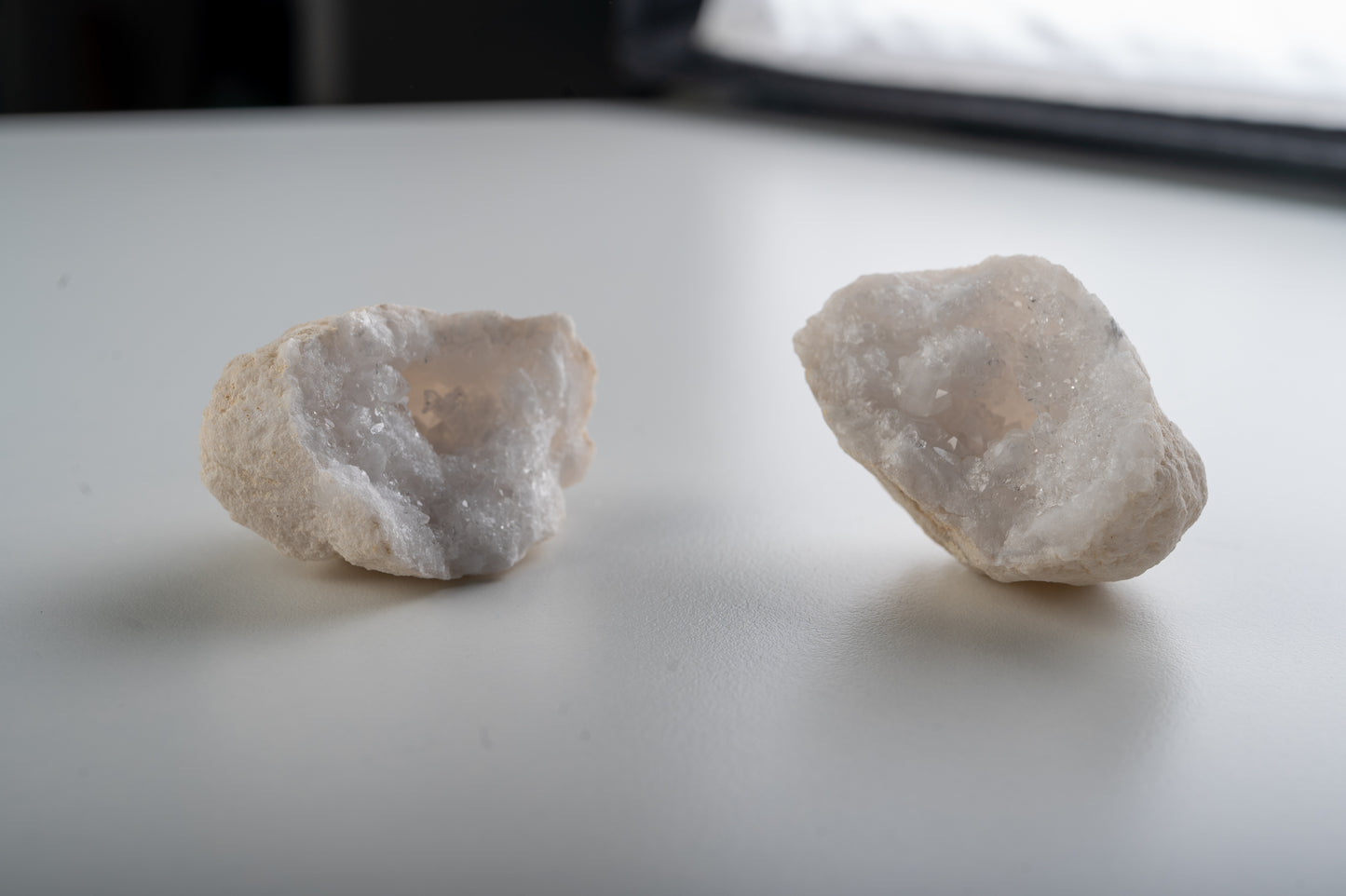 Geode de quartz XXS ( les deux moitiés)